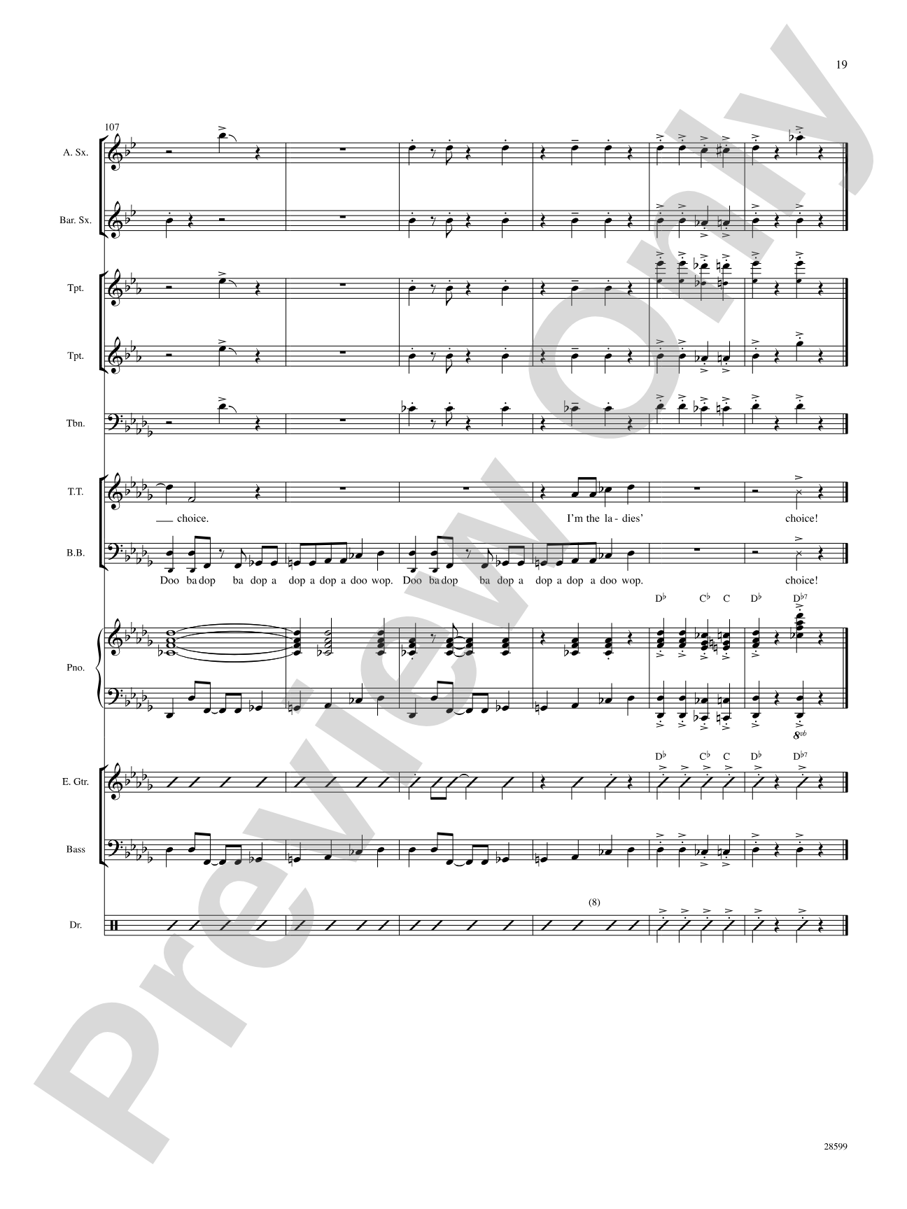 Ladies' Choice (from the movie Hairspray): Choral SoundPax