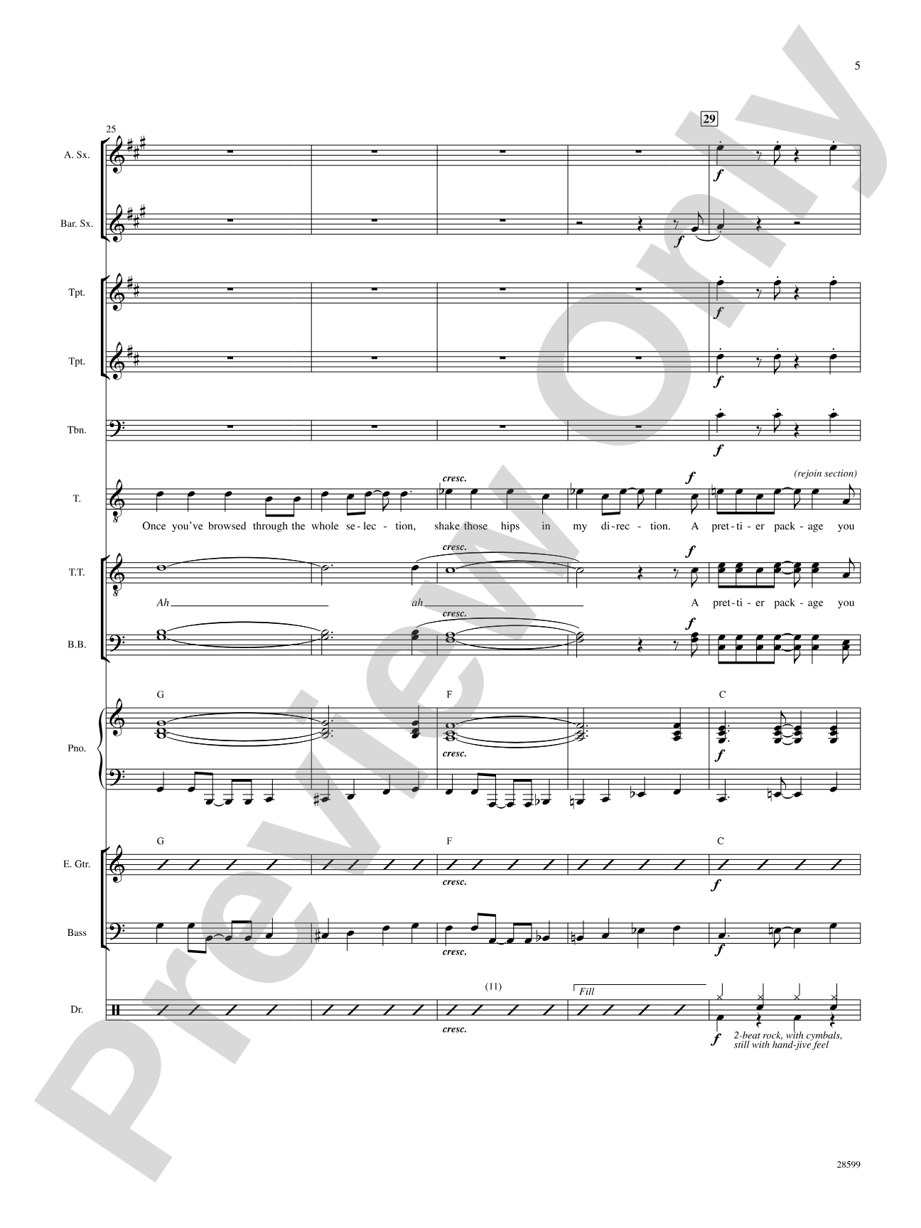 Ladies' Choice (from the movie Hairspray): Choral SoundPax