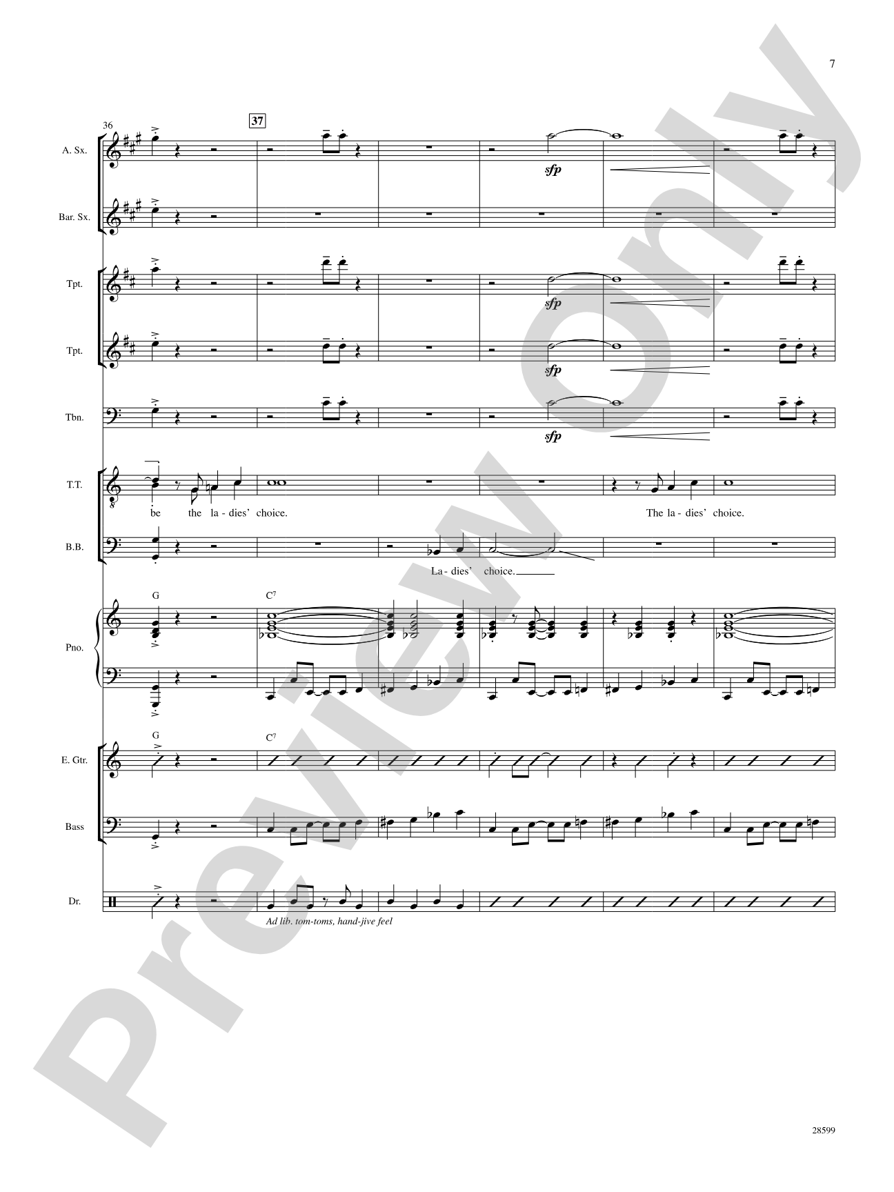 Ladies' Choice (from the movie Hairspray): Choral SoundPax
