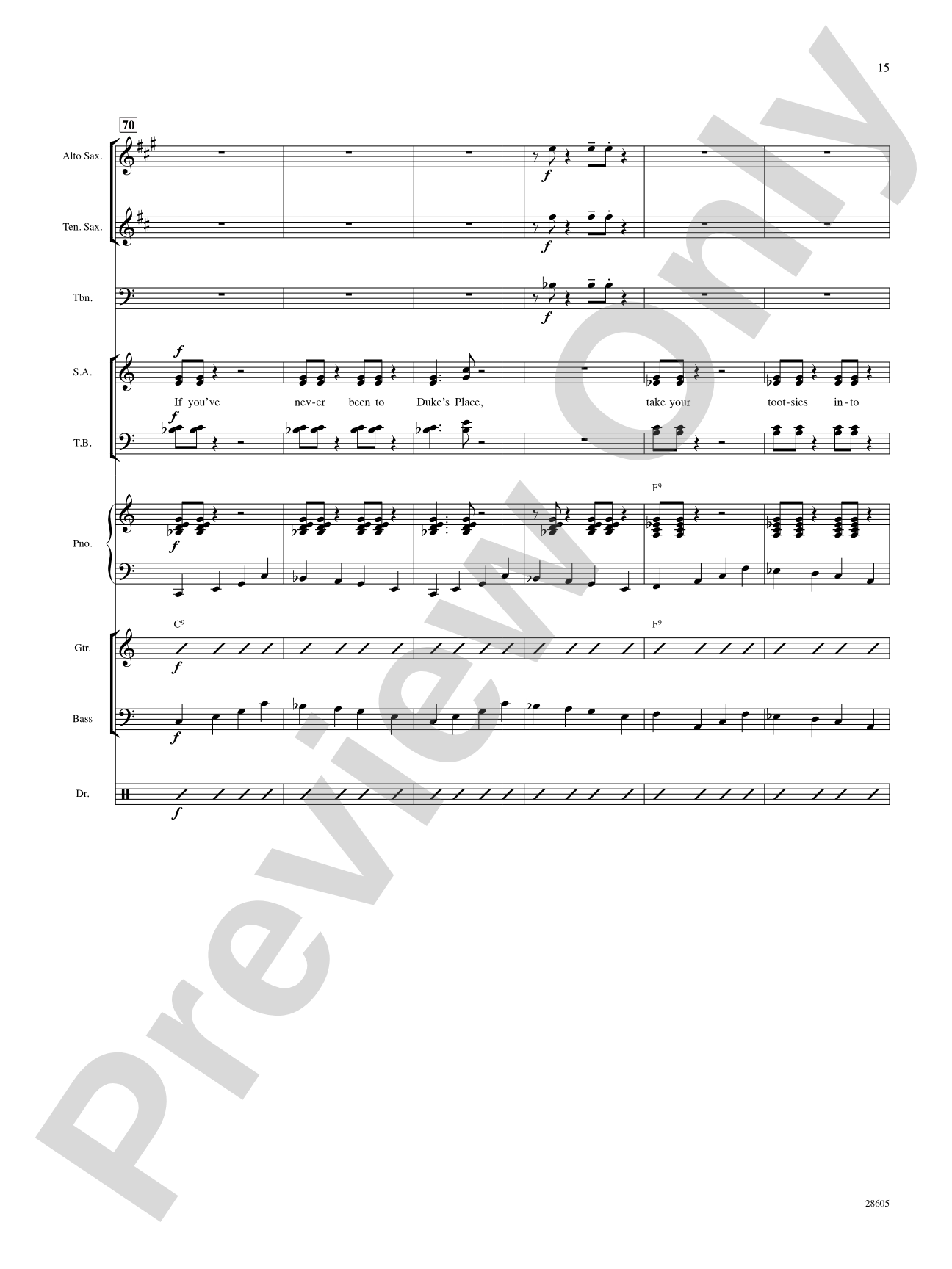 Duke's Place: Choral SoundPax