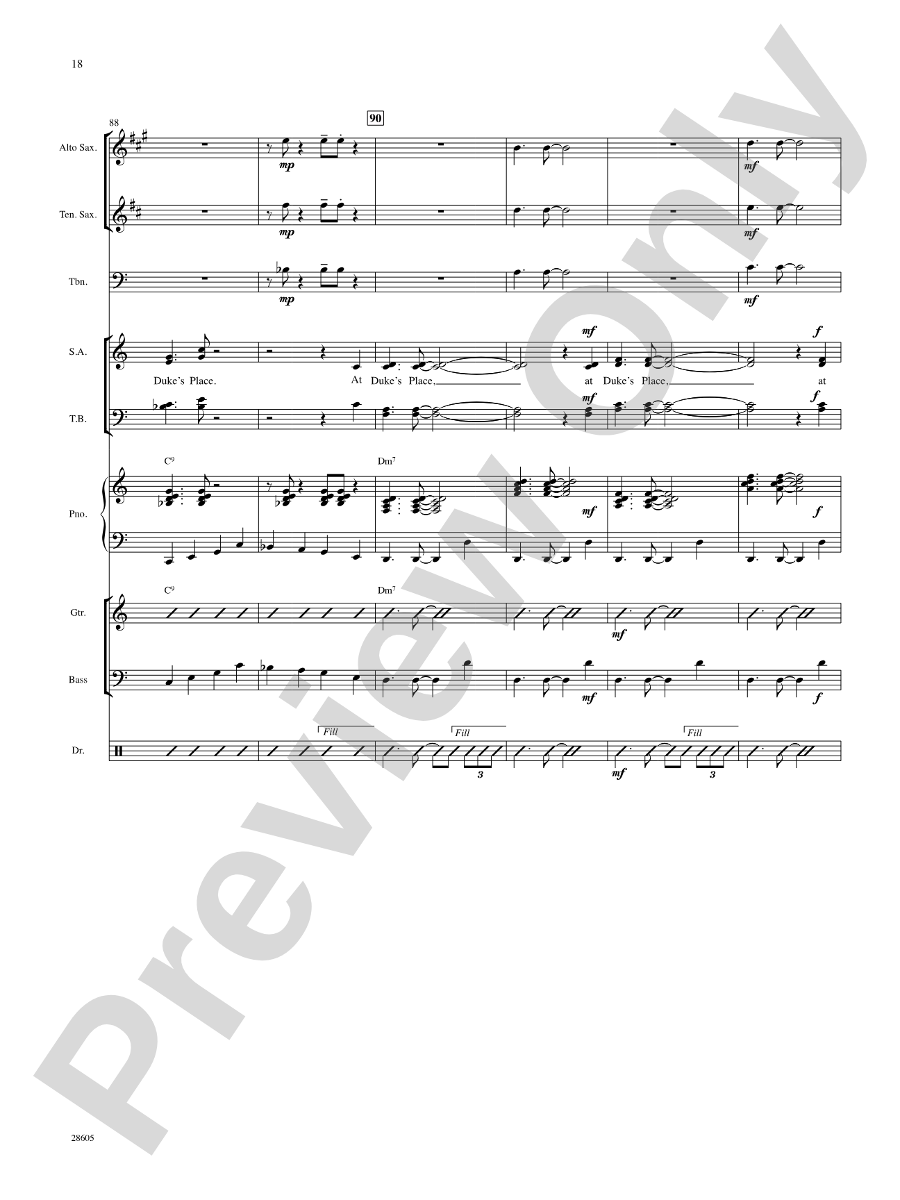 Duke's Place: Choral SoundPax