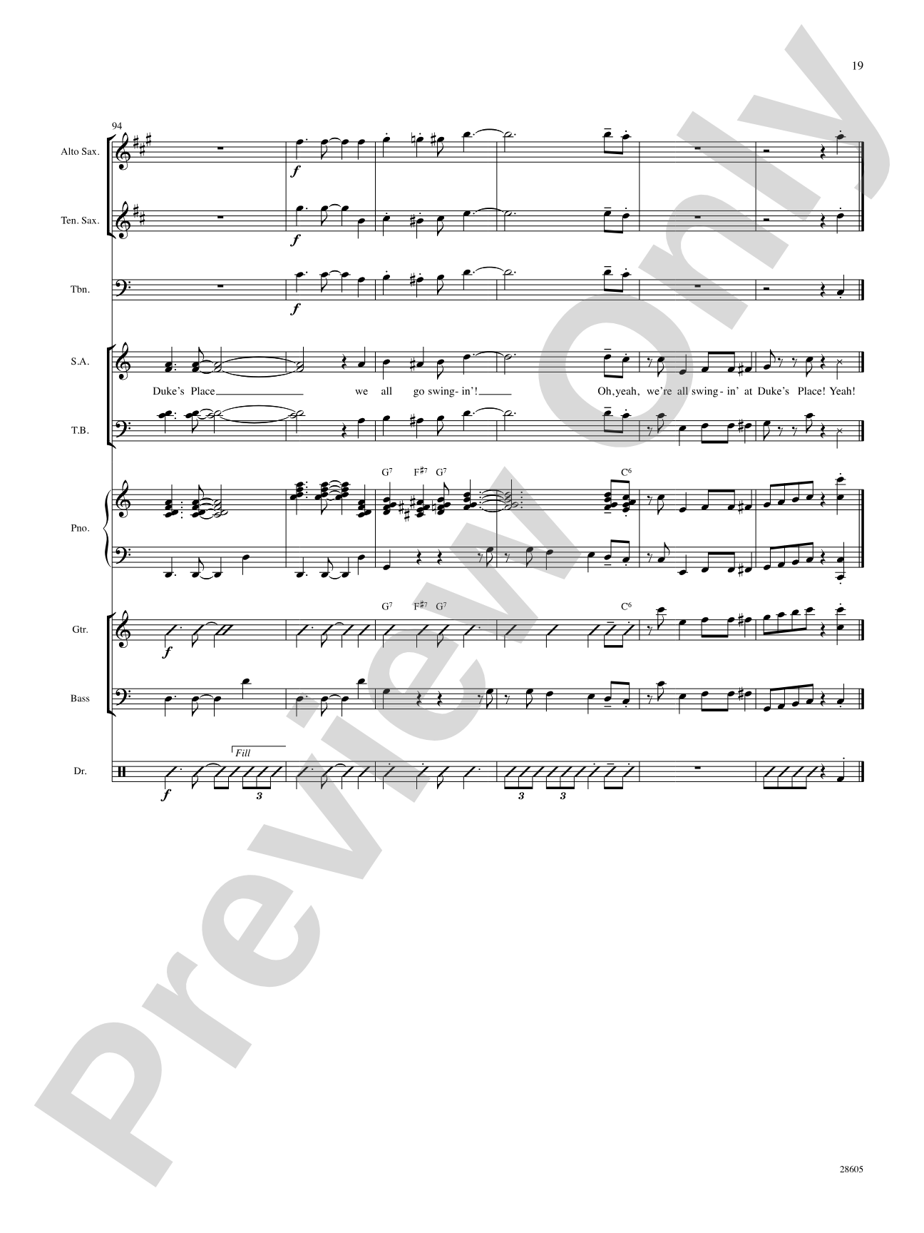 Duke's Place: Choral SoundPax