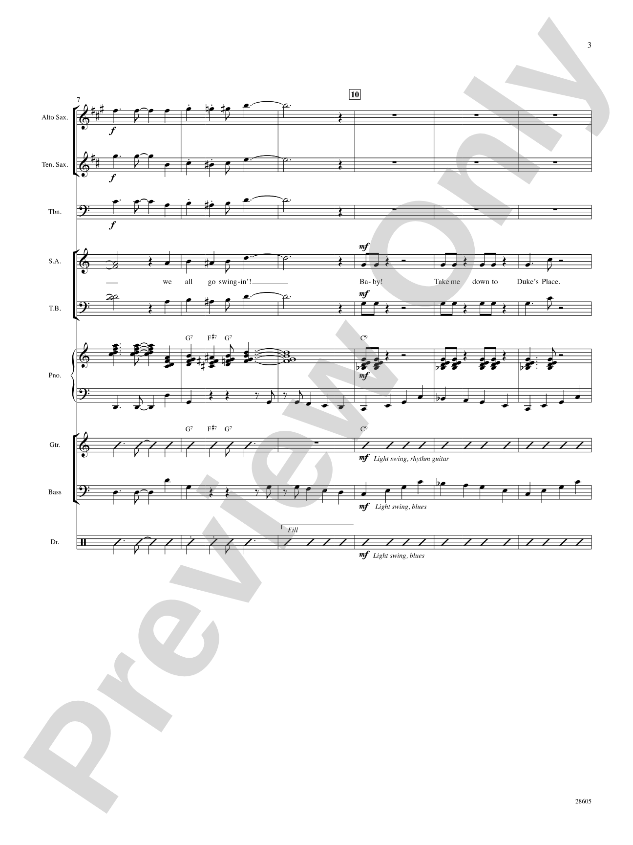 Duke's Place: Choral SoundPax