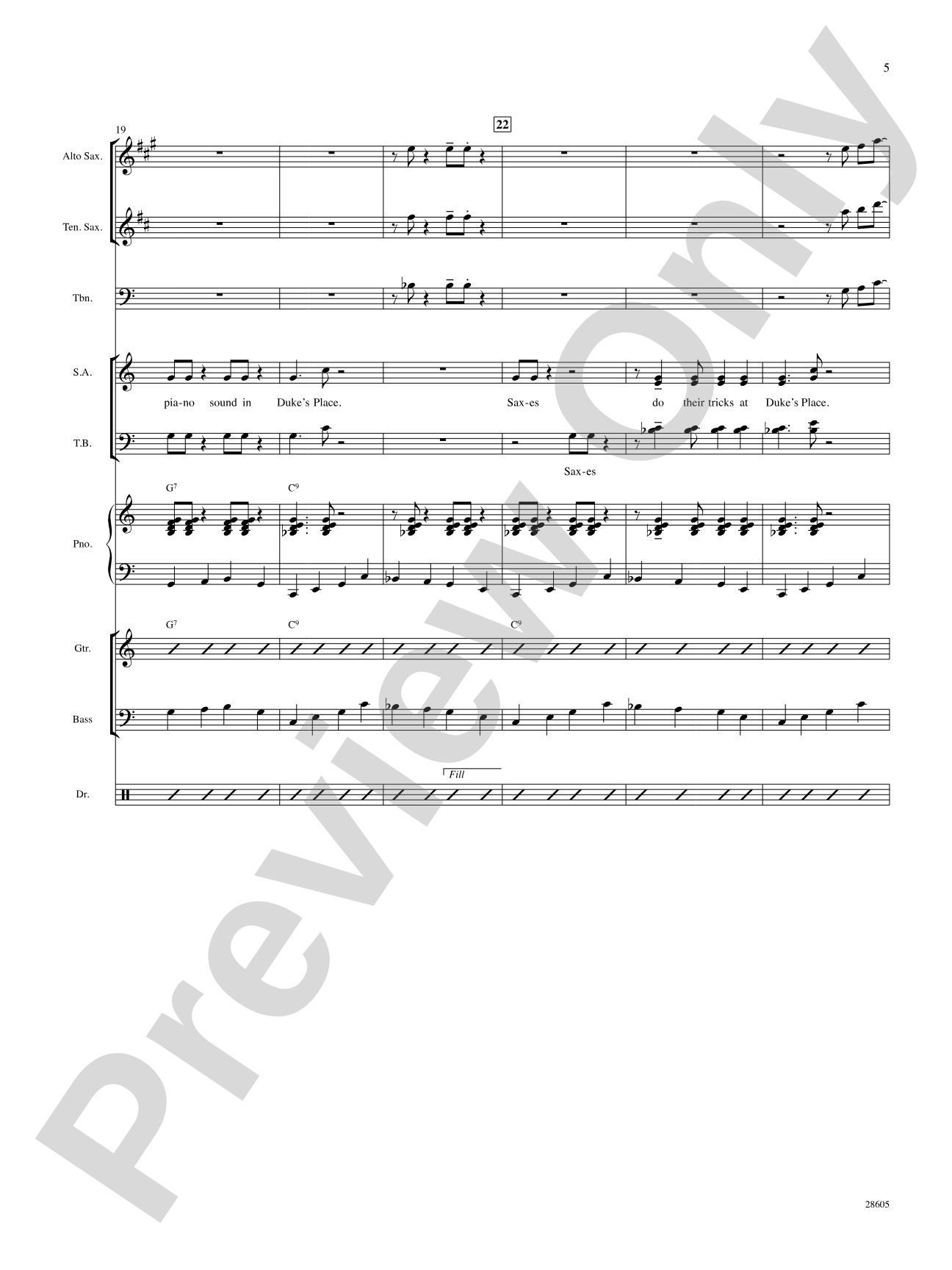 Duke's Place: Choral SoundPax