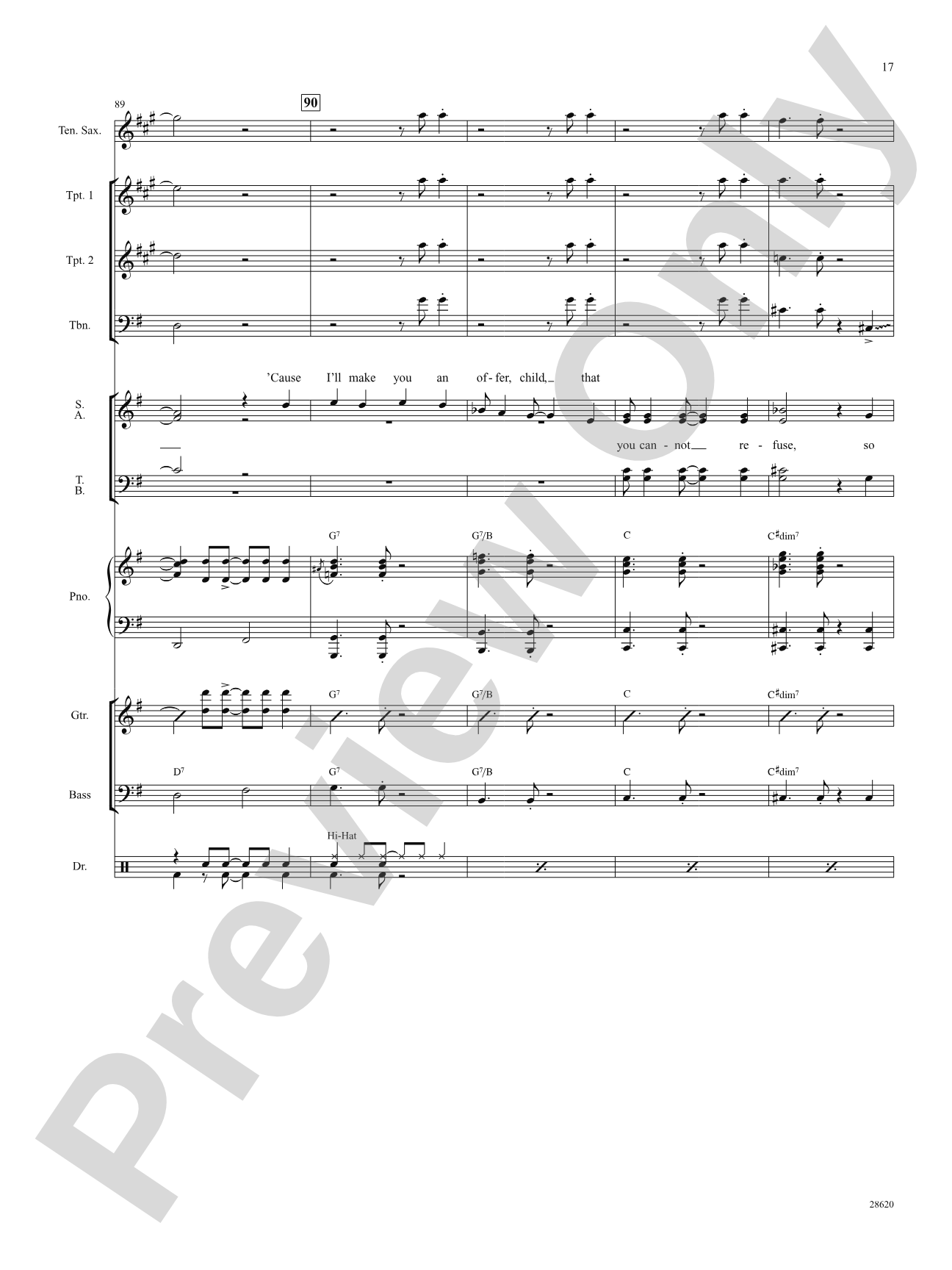 Don't Nobody Bring Me No Bad News (from the musical The Wiz): Choral SoundPax