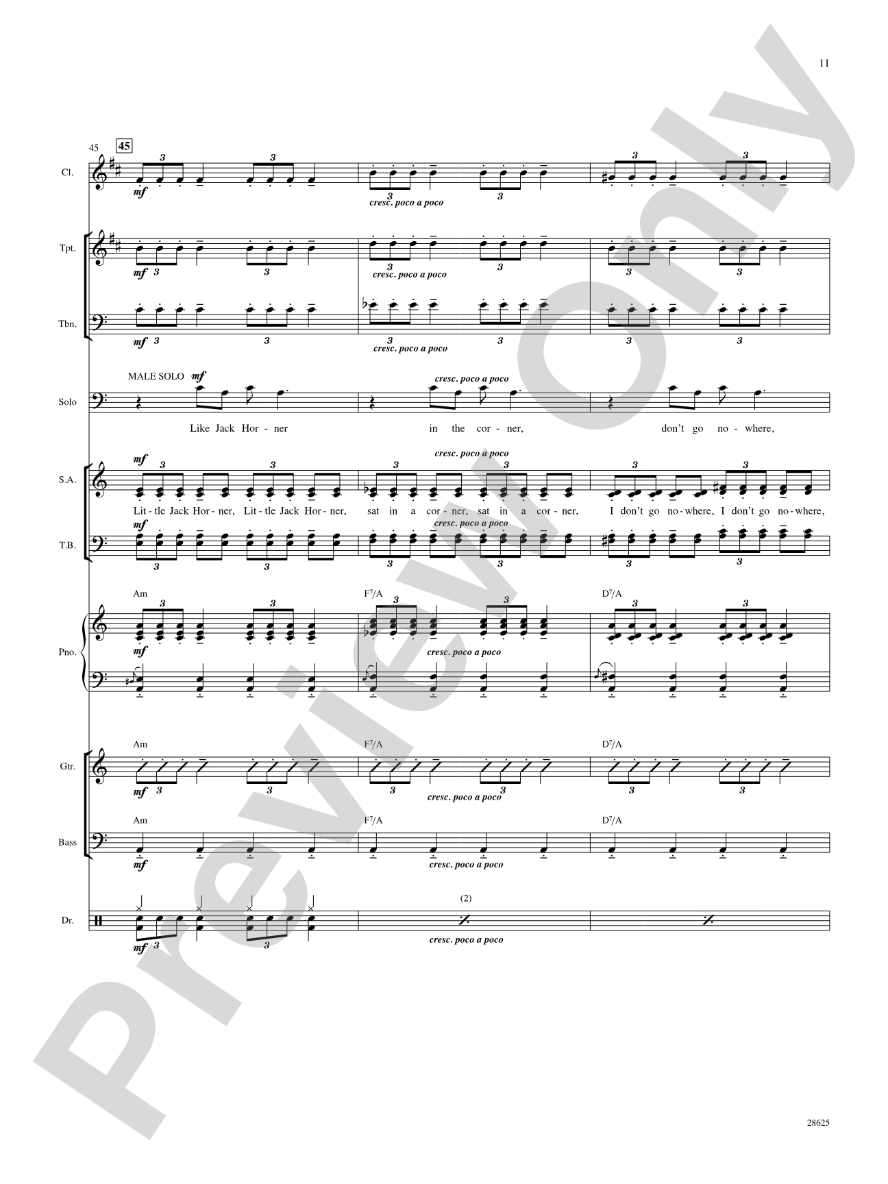 Ain't Misbehavin' (from the musical Ain't Misbehavin'): Choral SoundPax