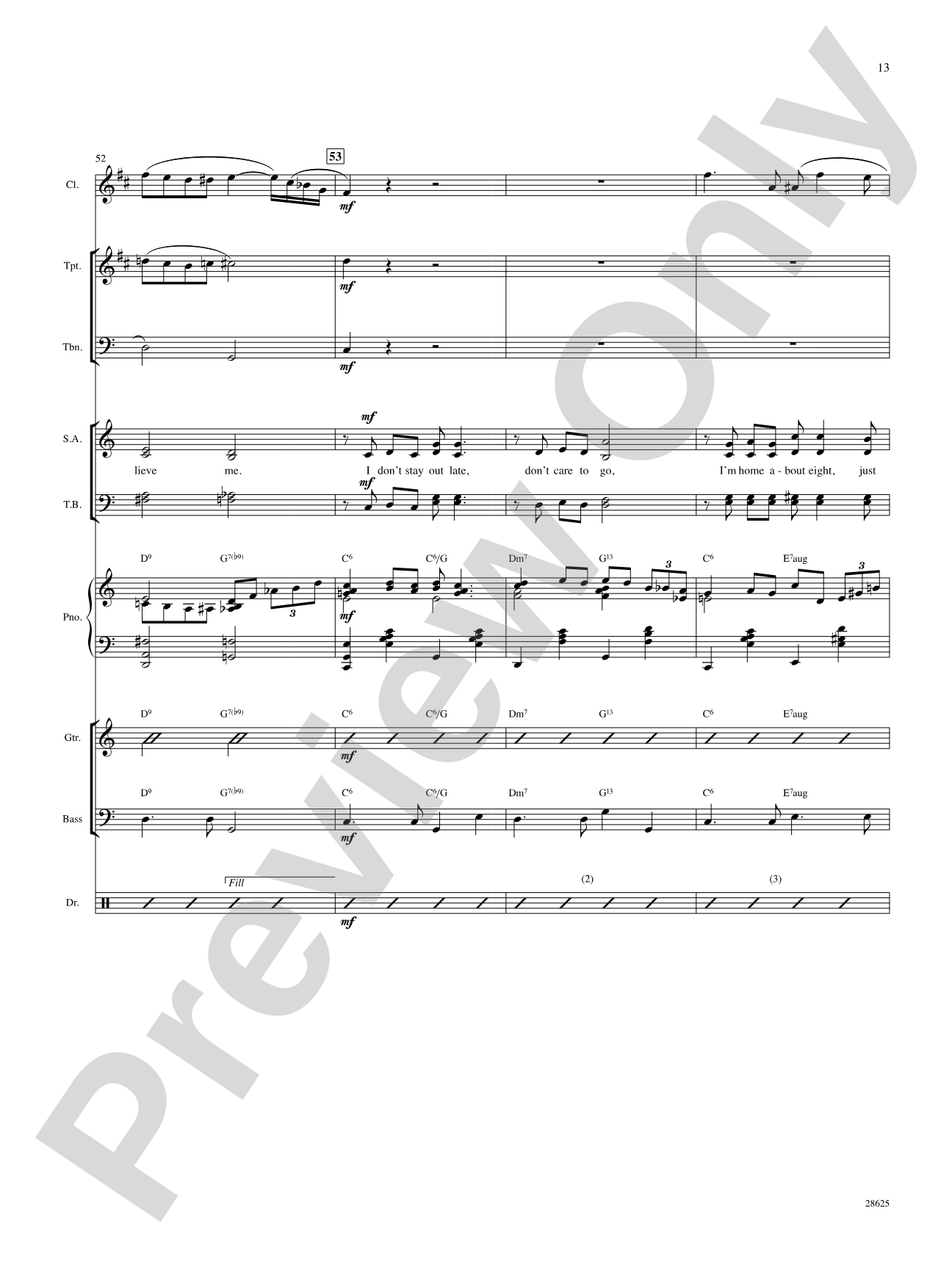Ain't Misbehavin' (from the musical Ain't Misbehavin'): Choral SoundPax