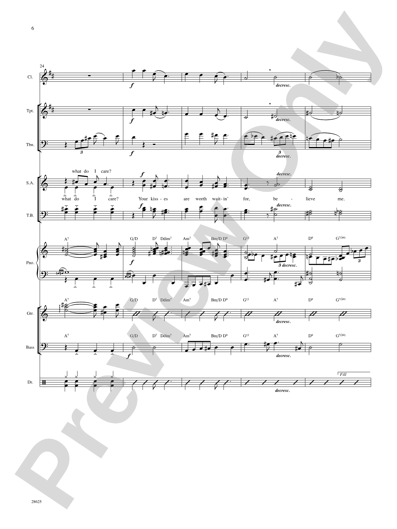 Ain't Misbehavin' (from the musical Ain't Misbehavin'): Choral SoundPax