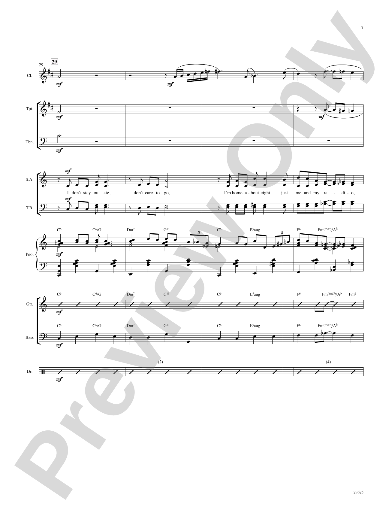 Ain't Misbehavin' (from the musical Ain't Misbehavin'): Choral SoundPax