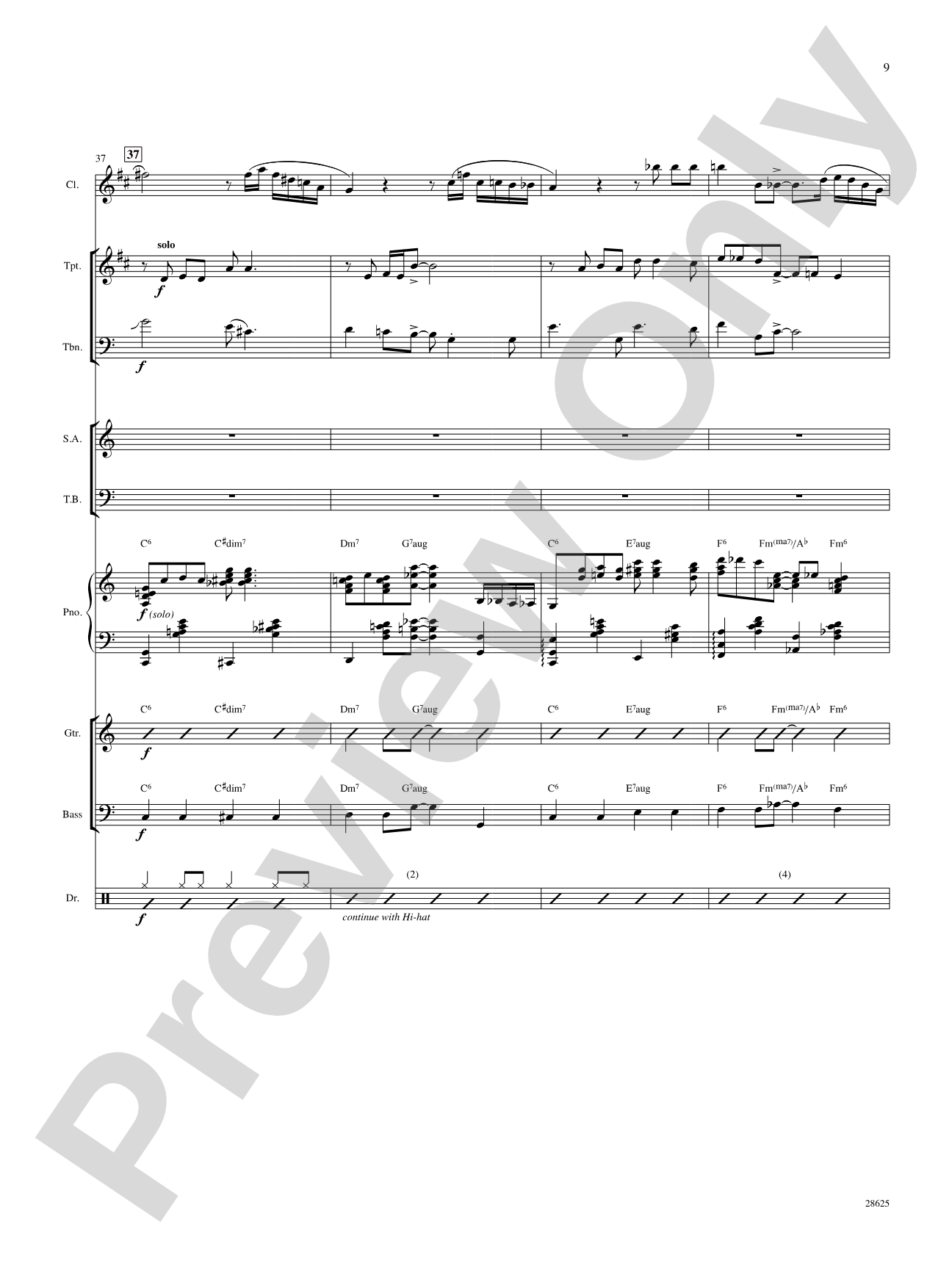Ain't Misbehavin' (from the musical Ain't Misbehavin'): Choral SoundPax