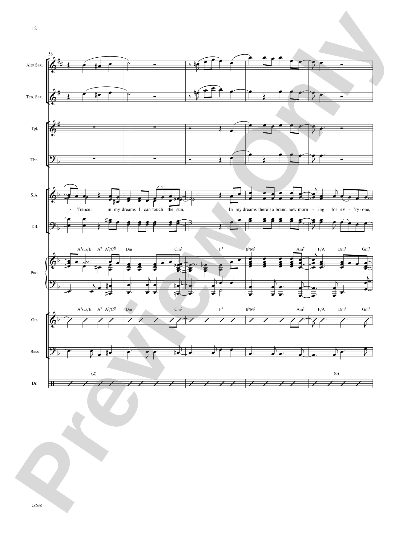 In My Dreams: Choral SoundPax