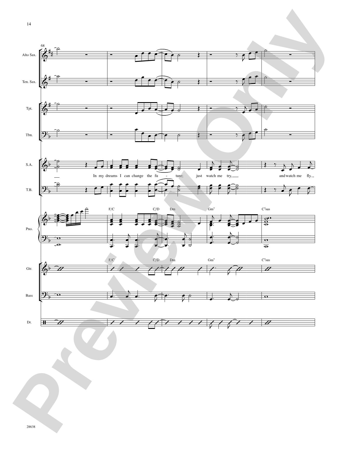 In My Dreams: Choral SoundPax