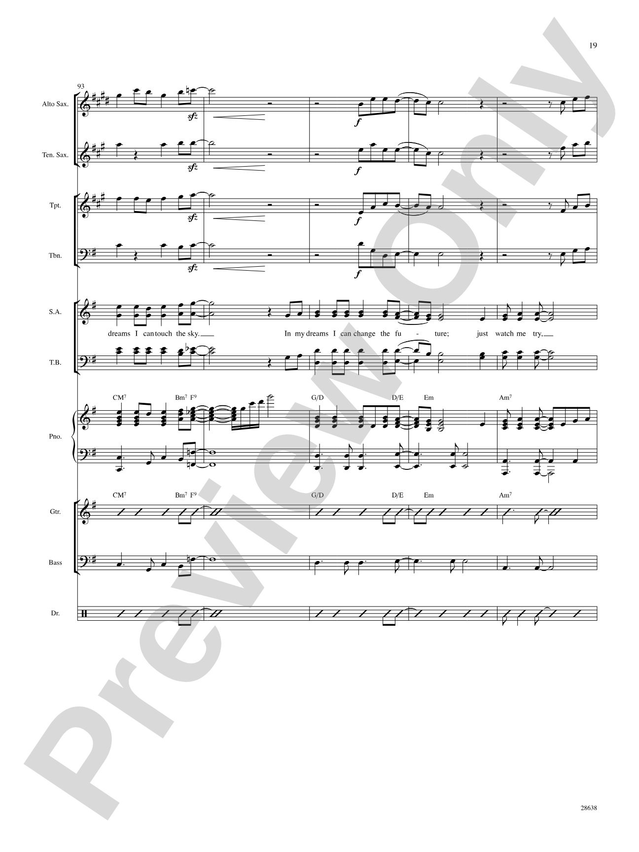 In My Dreams: Choral SoundPax