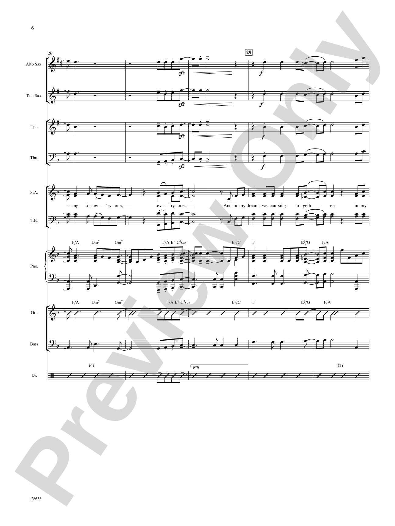 In My Dreams: Choral SoundPax