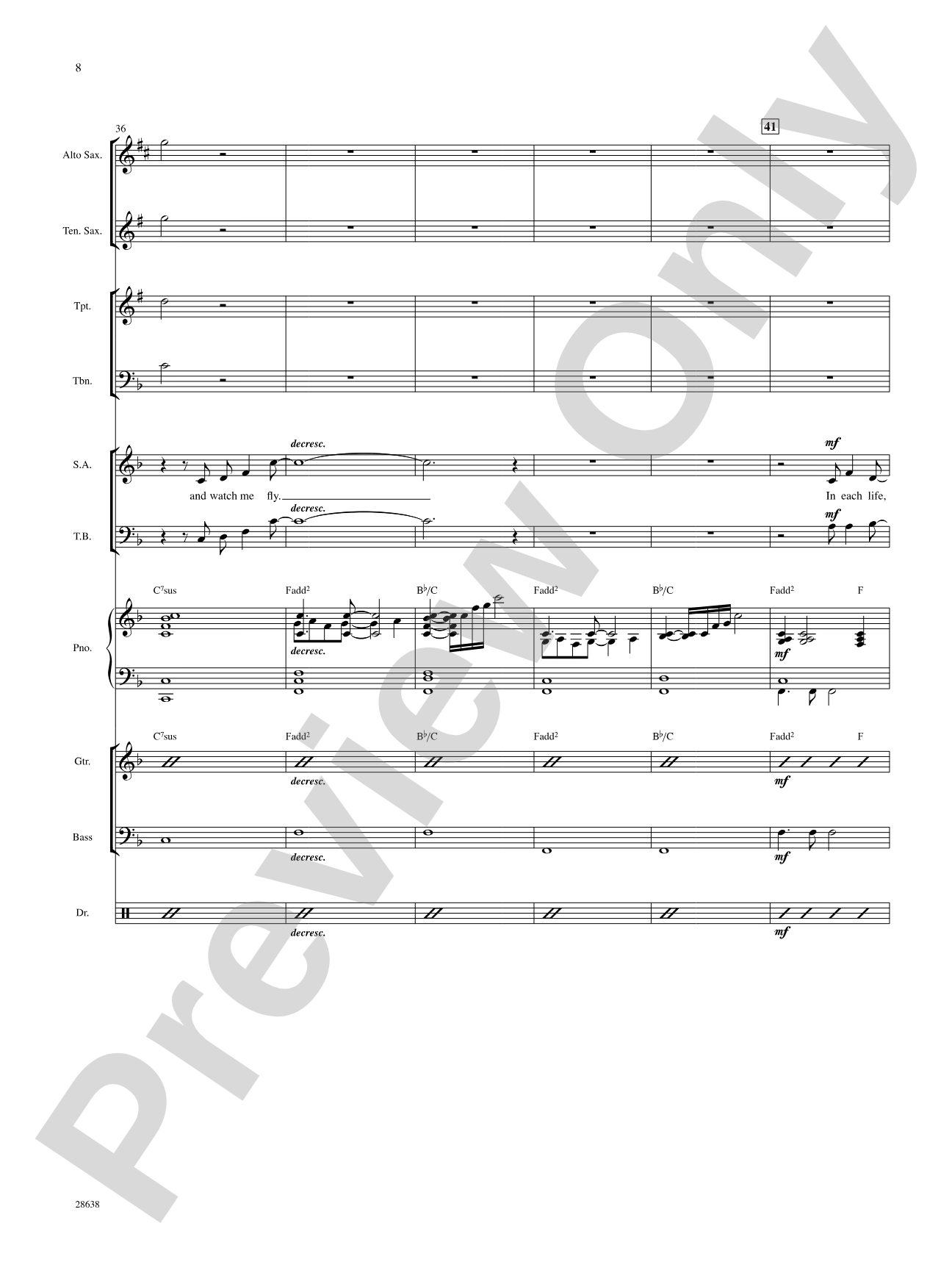 In My Dreams: Choral SoundPax