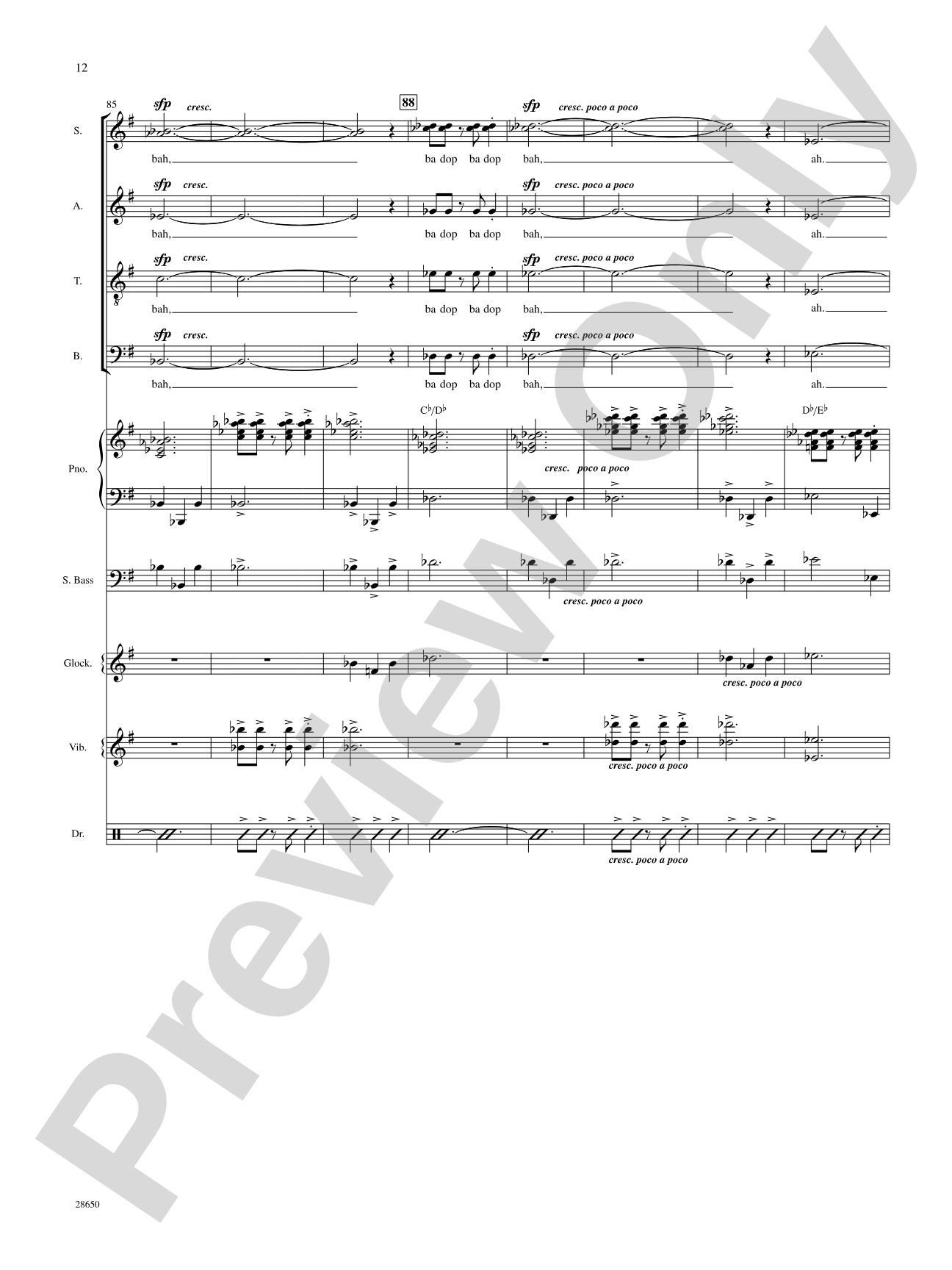 License to Scat (from the motion picture License to Wed): Choral SoundPax