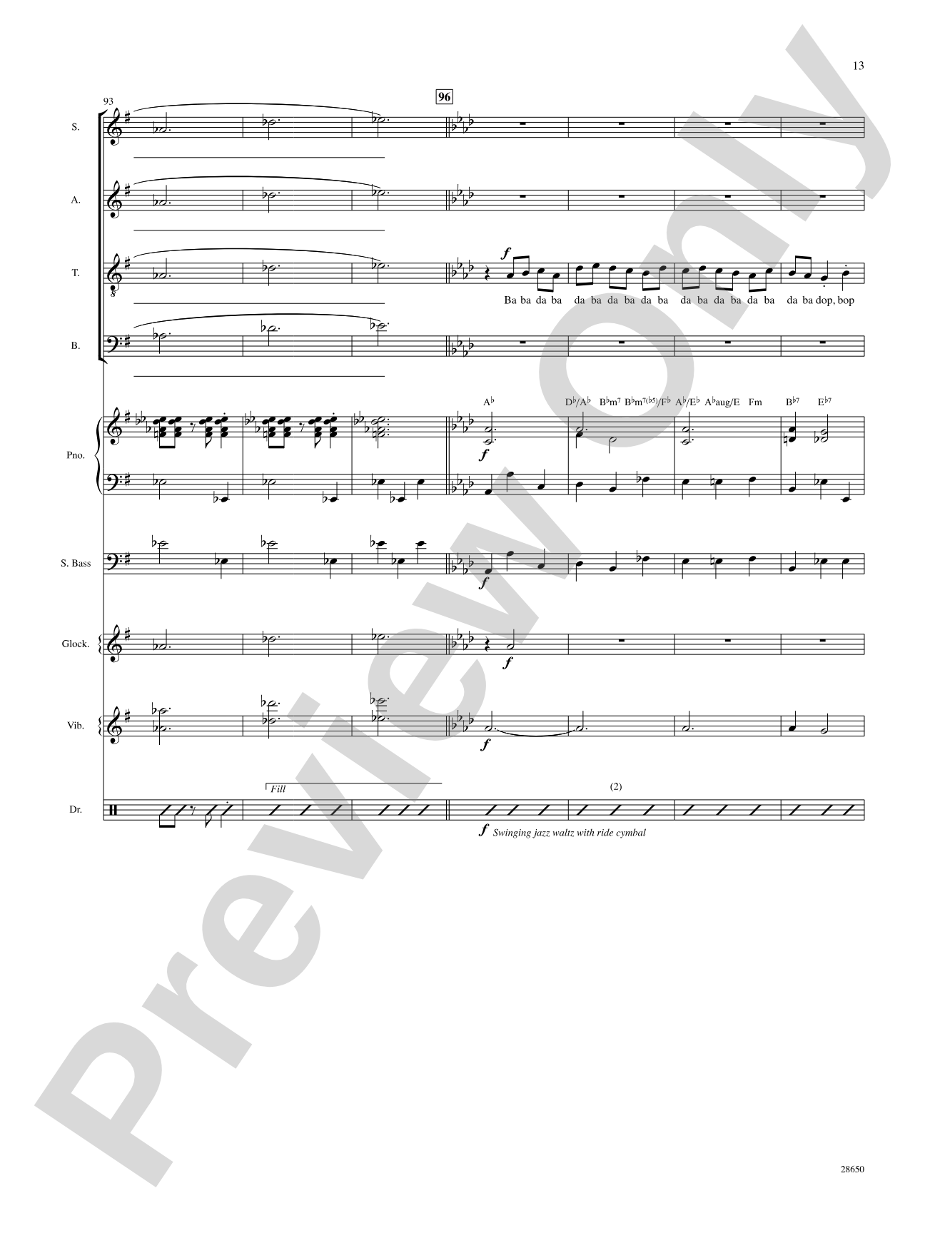 License to Scat (from the motion picture License to Wed): Choral SoundPax