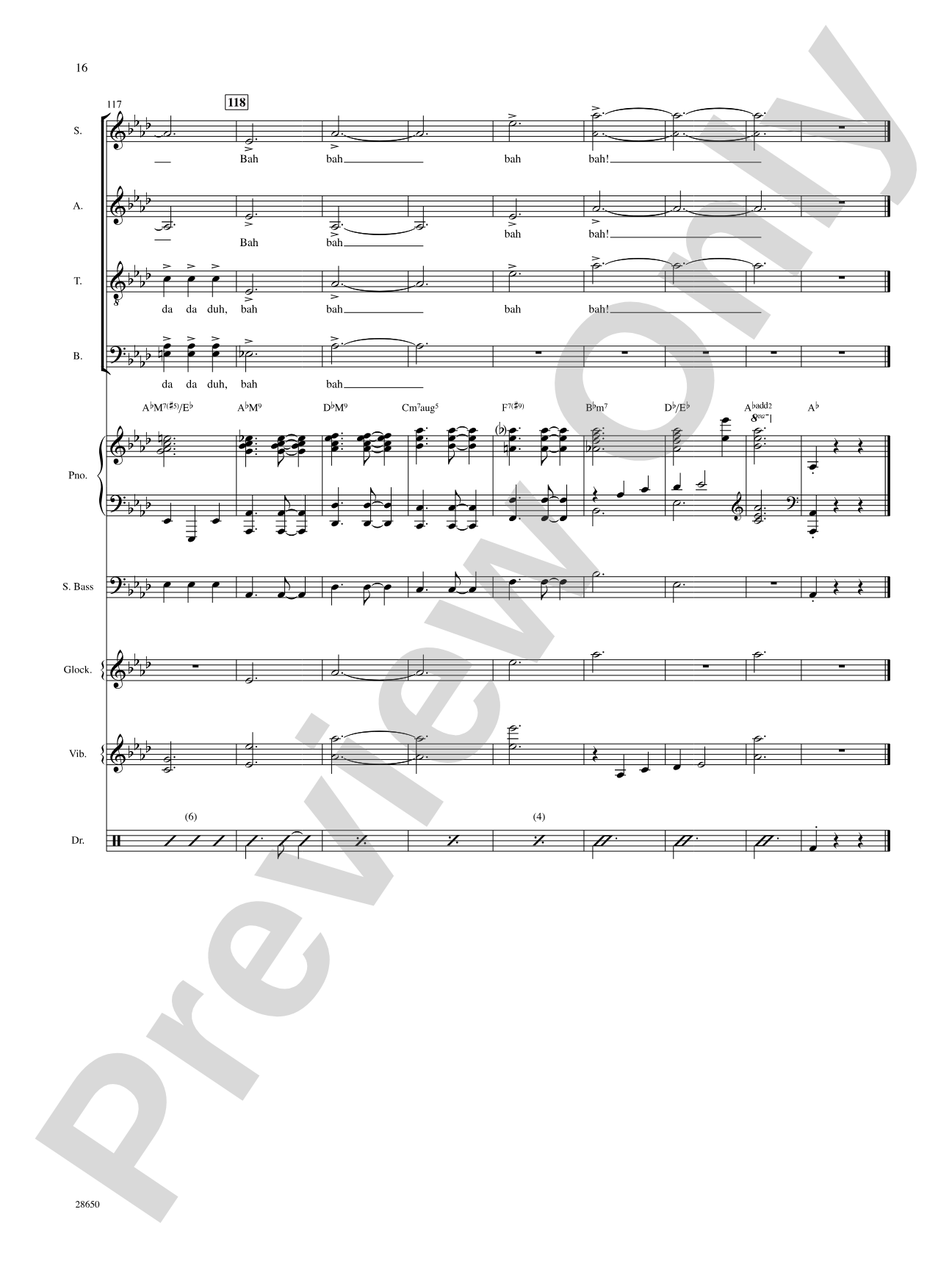 License to Scat (from the motion picture License to Wed): Choral SoundPax