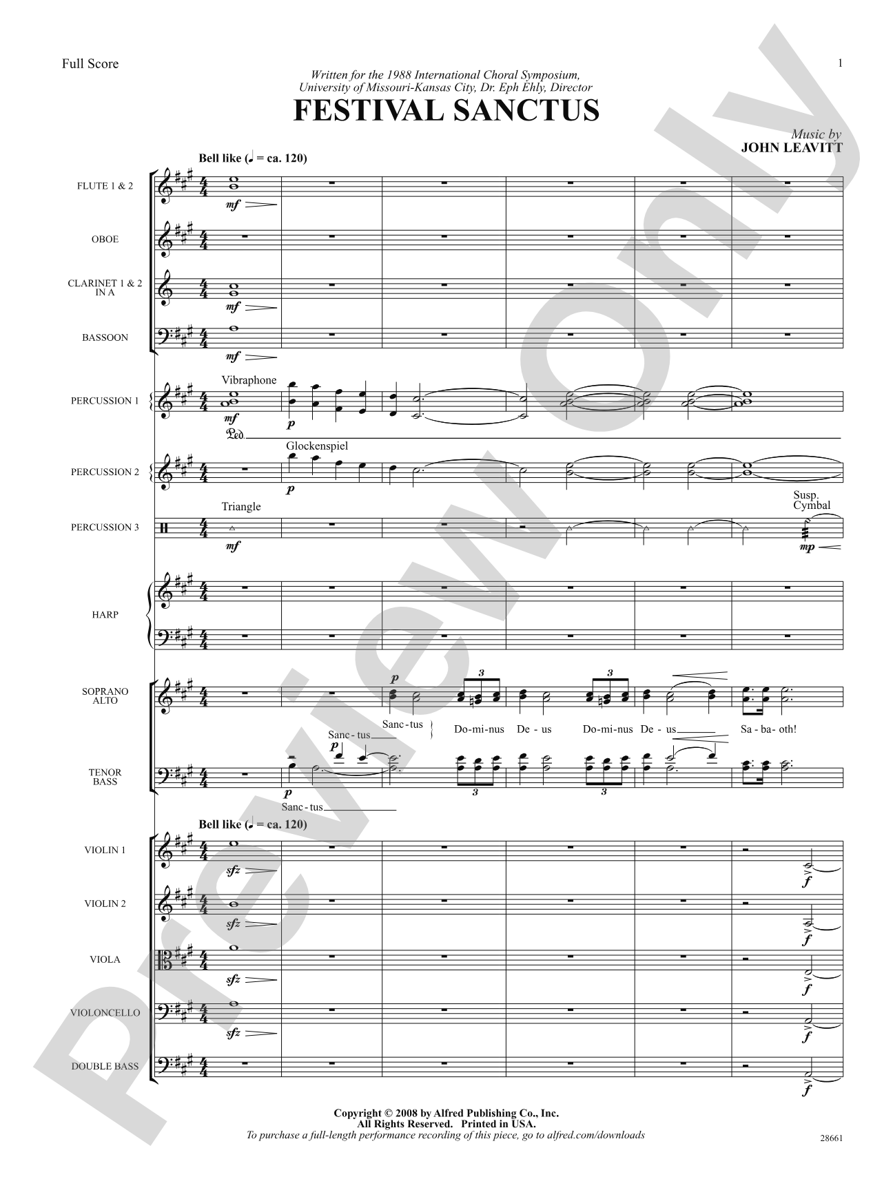 Festival Sanctus: Choral SoundPax