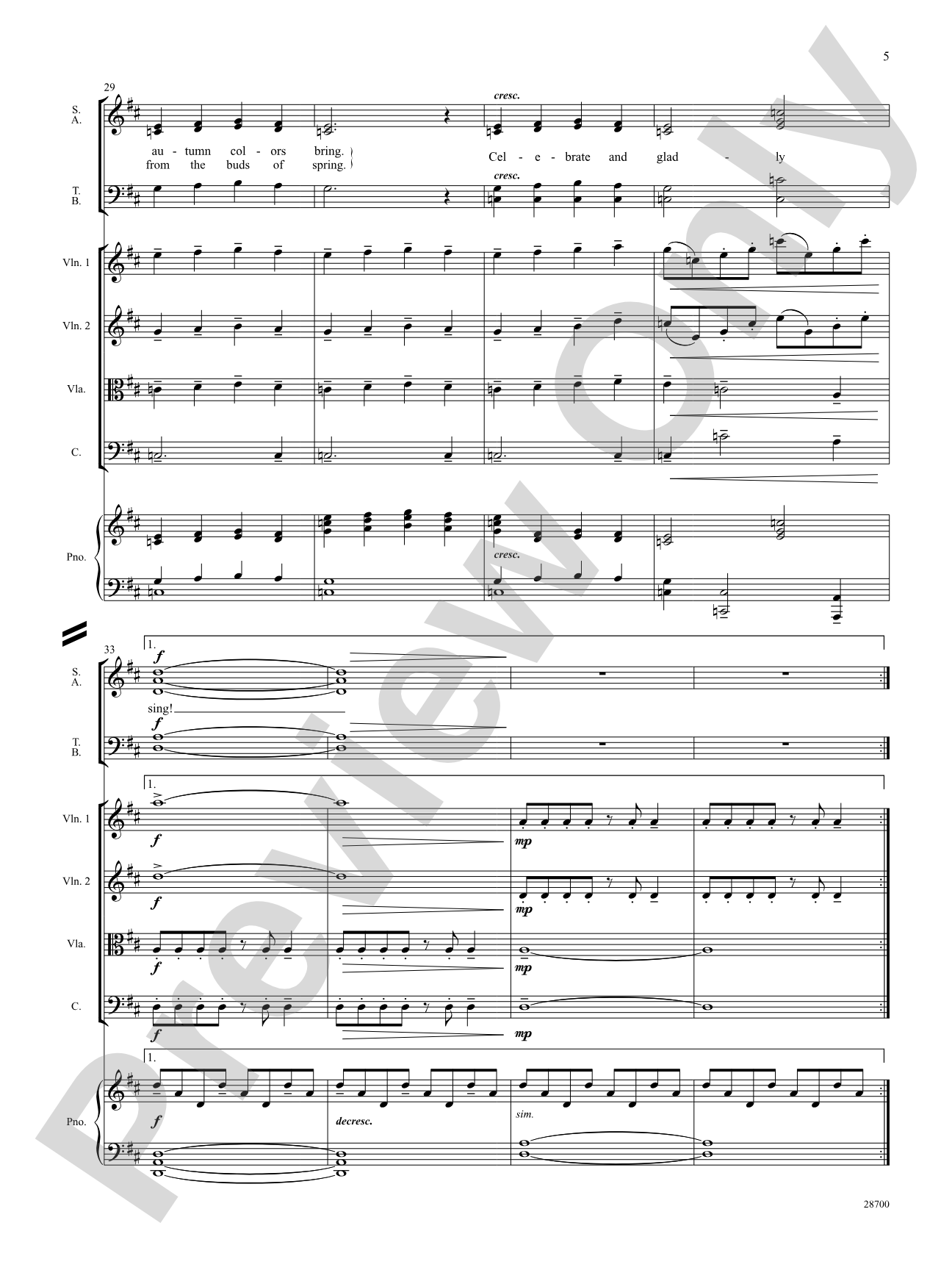 Celebrate the Seasons: Choral SoundPax