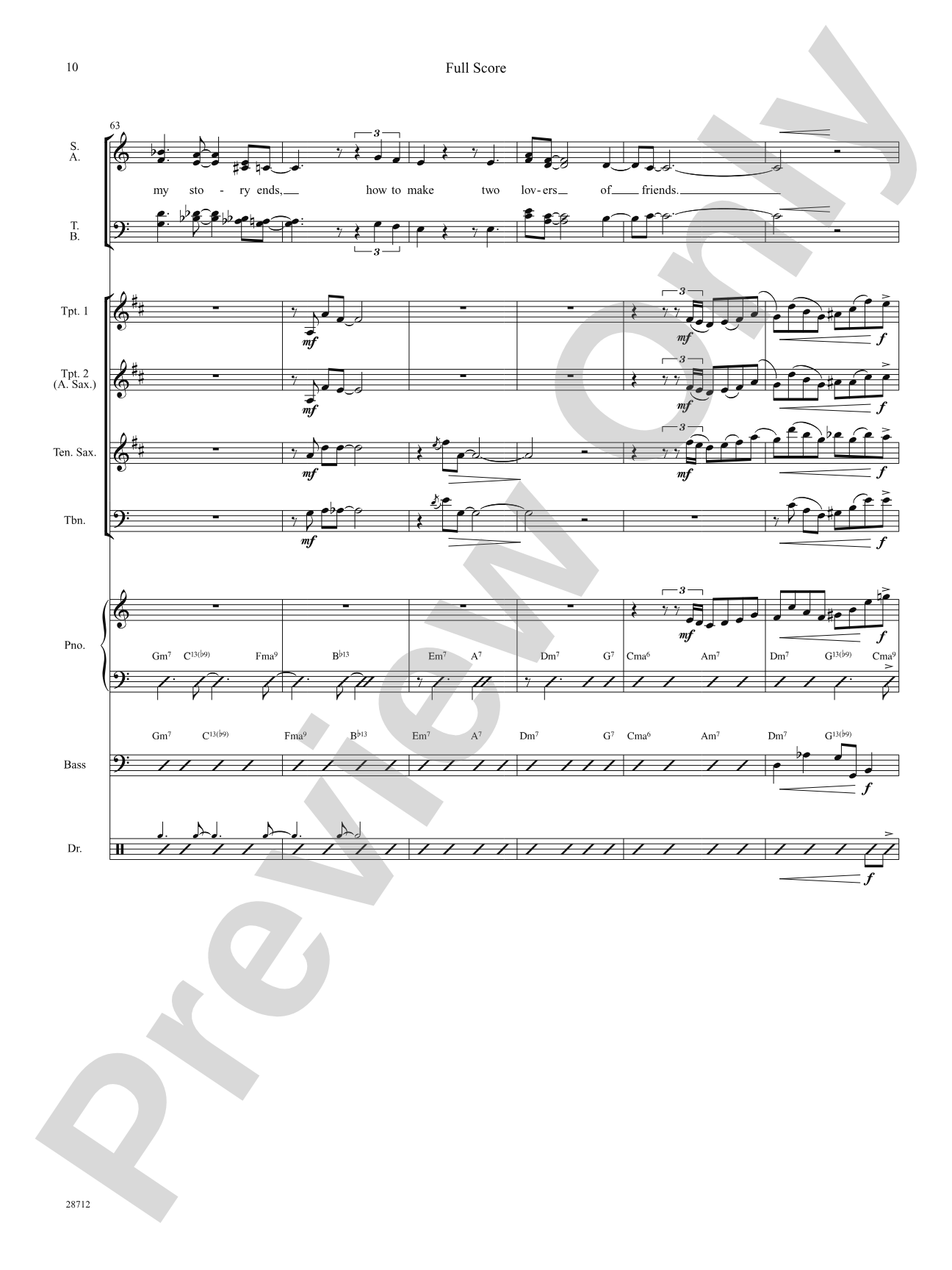 I Could Write a Book: Score: Choral SoundPax