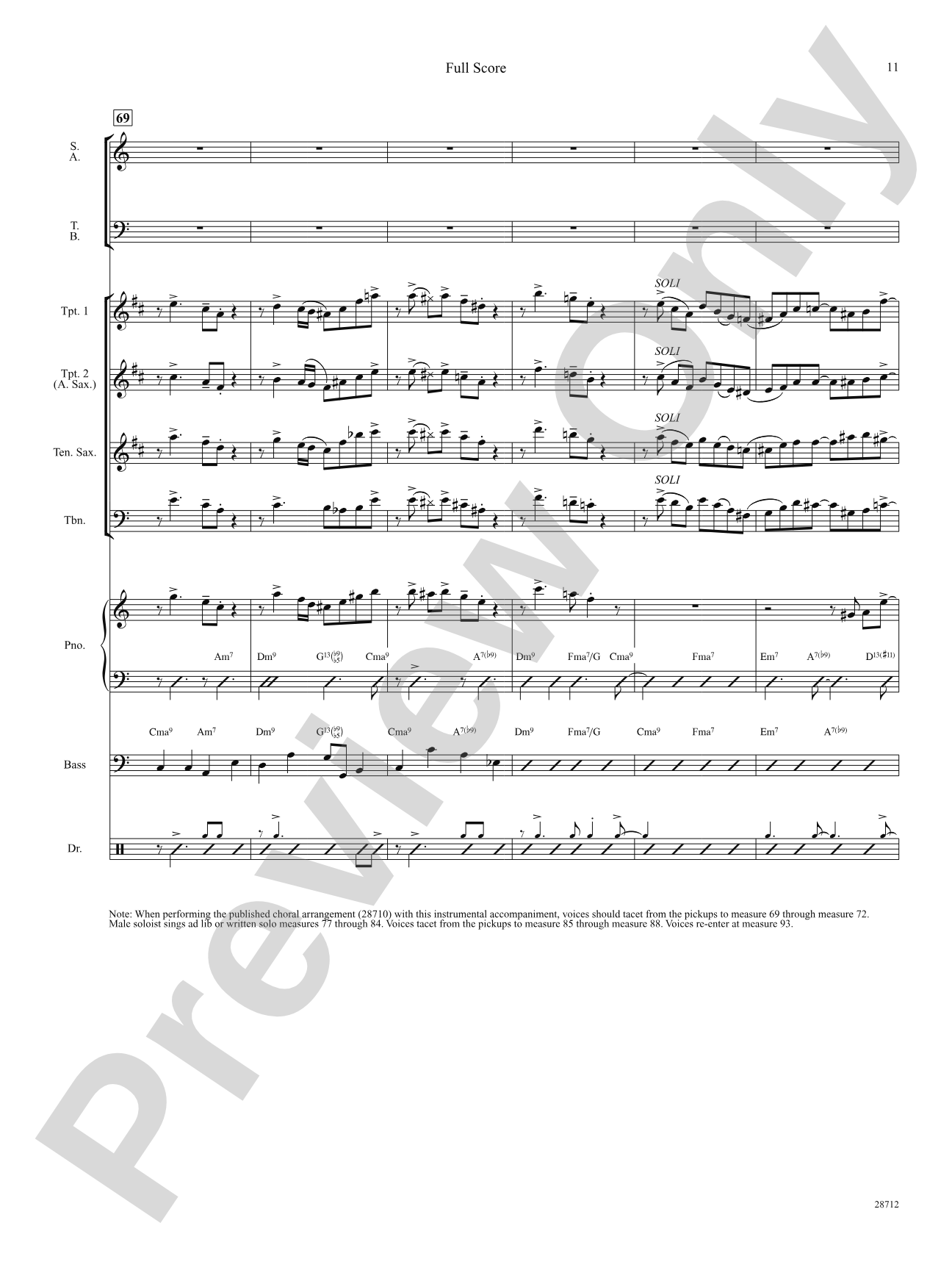 I Could Write a Book: Score: Choral SoundPax