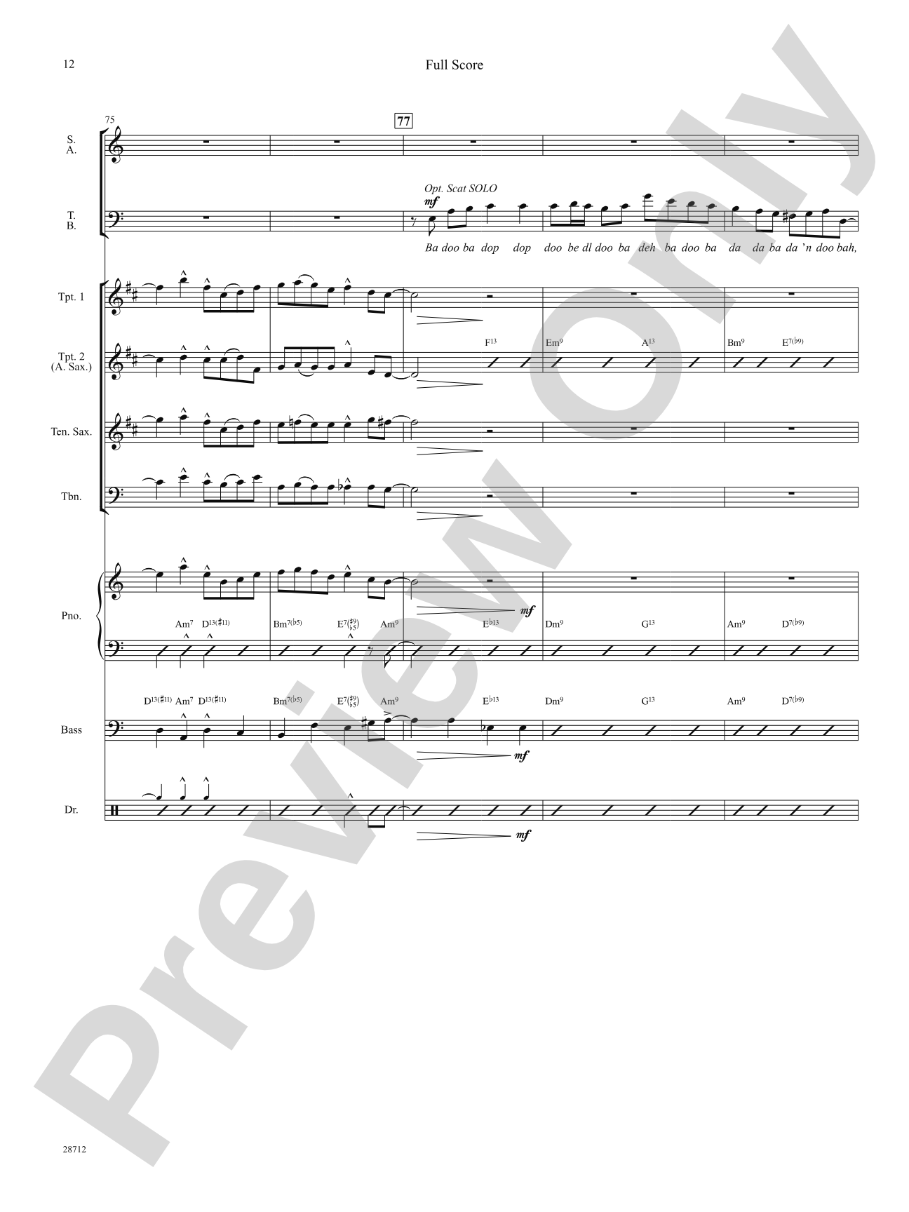 I Could Write a Book: Score: Choral SoundPax