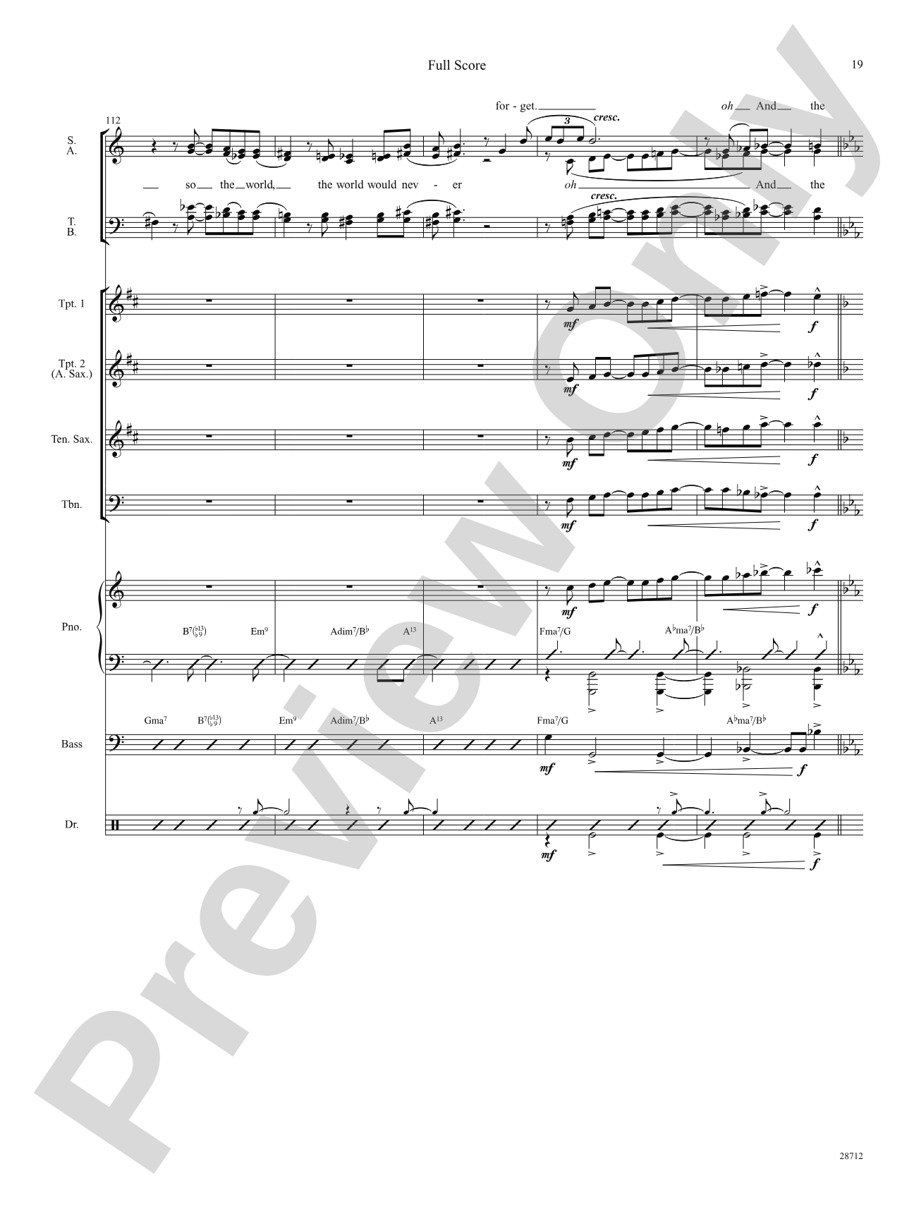 I Could Write a Book: Score: Choral SoundPax