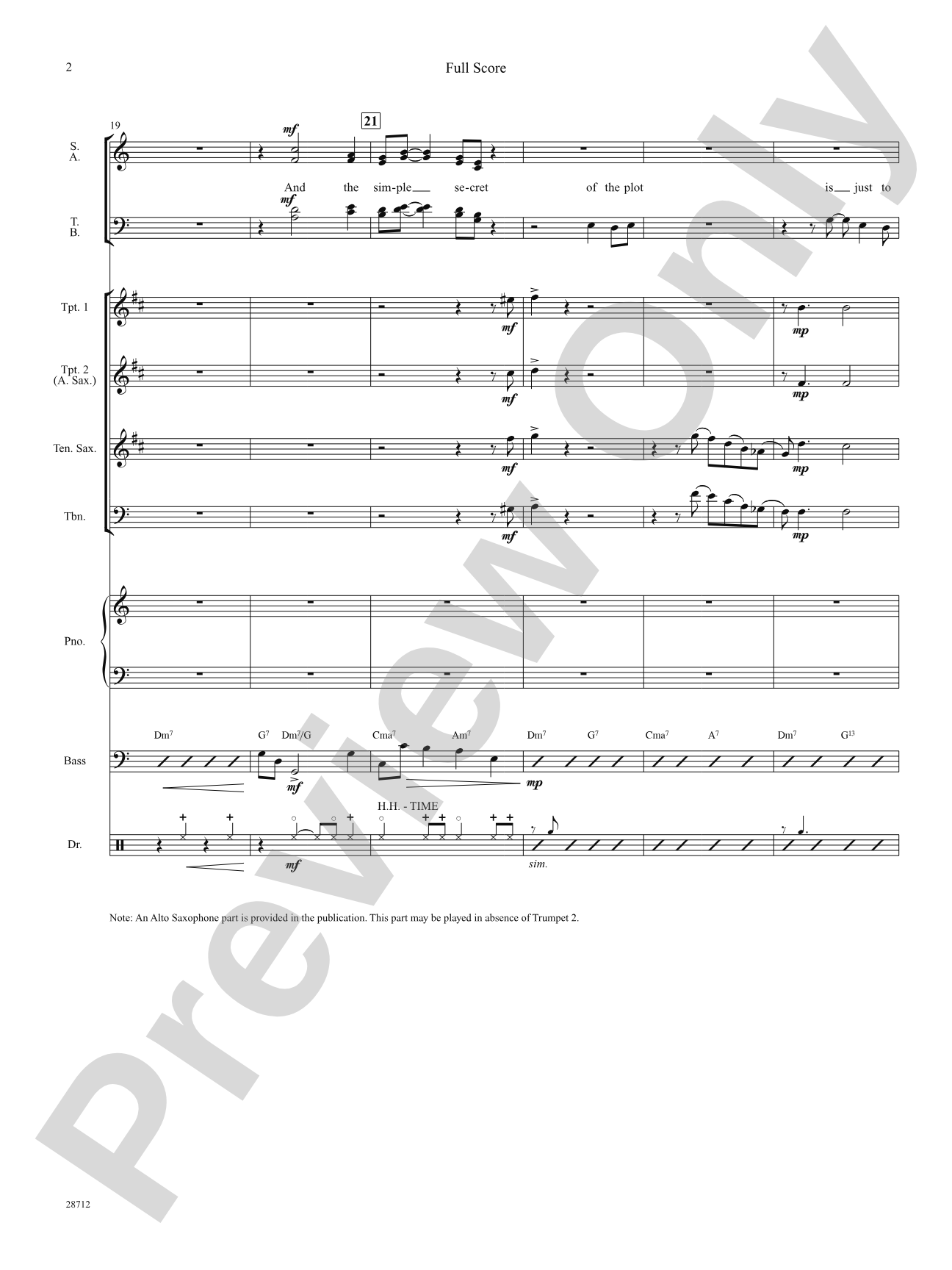 I Could Write a Book: Score: Choral SoundPax