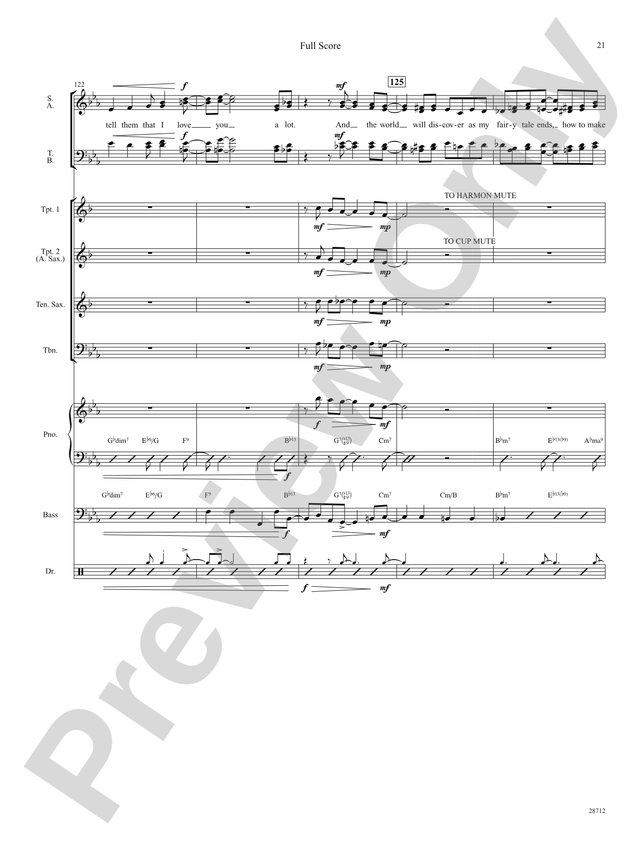 I Could Write a Book: Score: Choral SoundPax