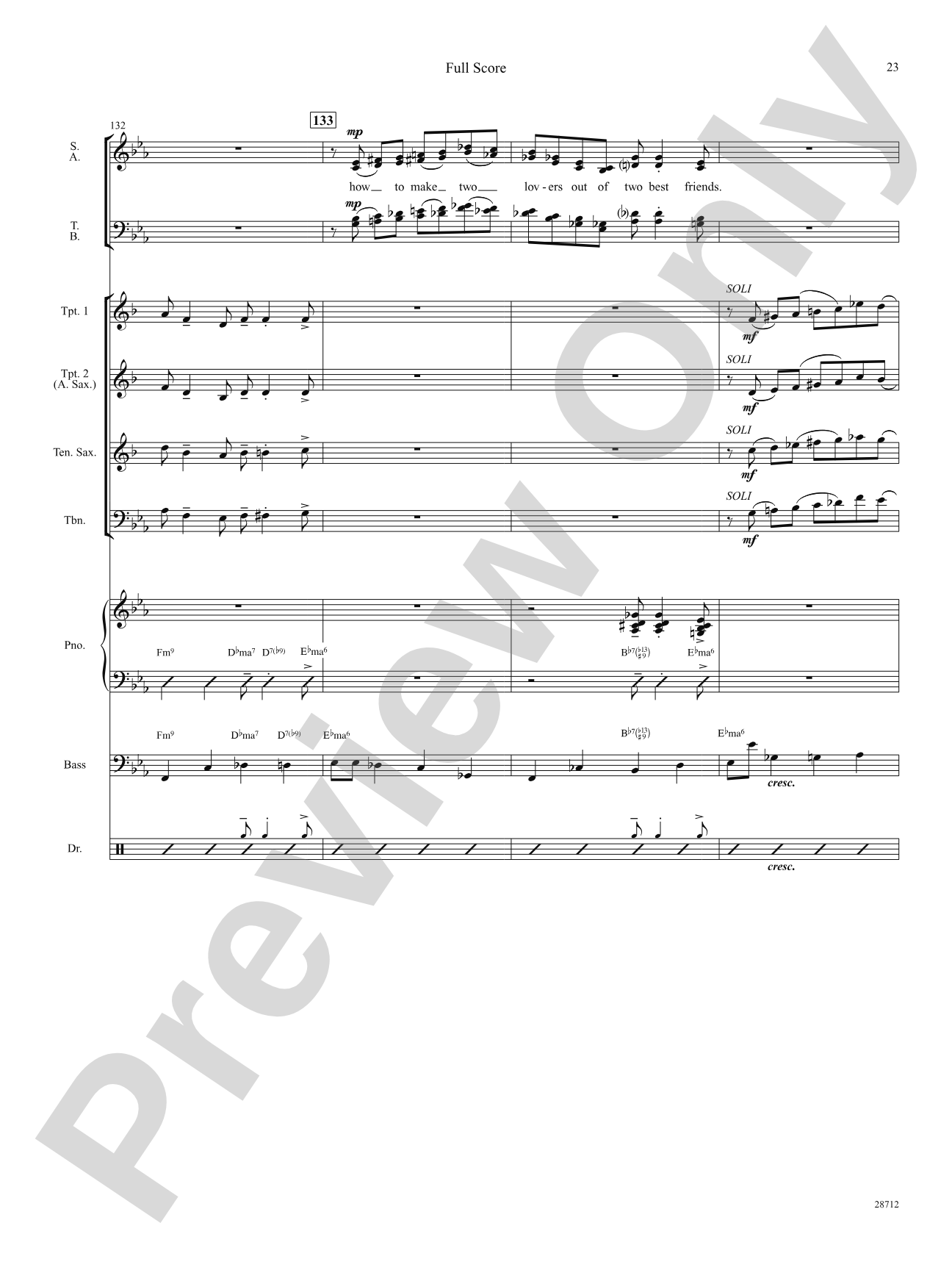 I Could Write a Book: Score: Choral SoundPax