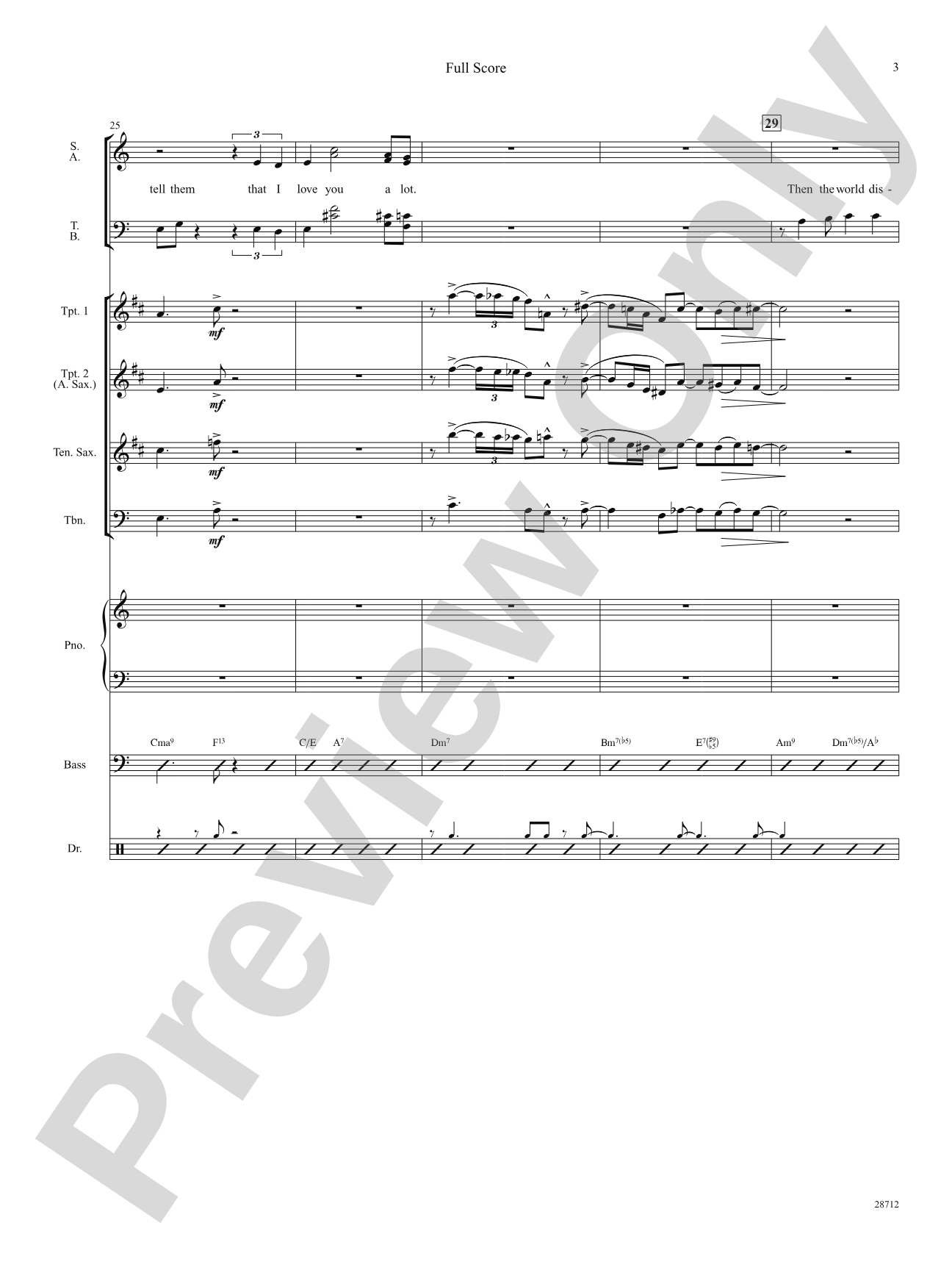 I Could Write a Book: Score: Choral SoundPax