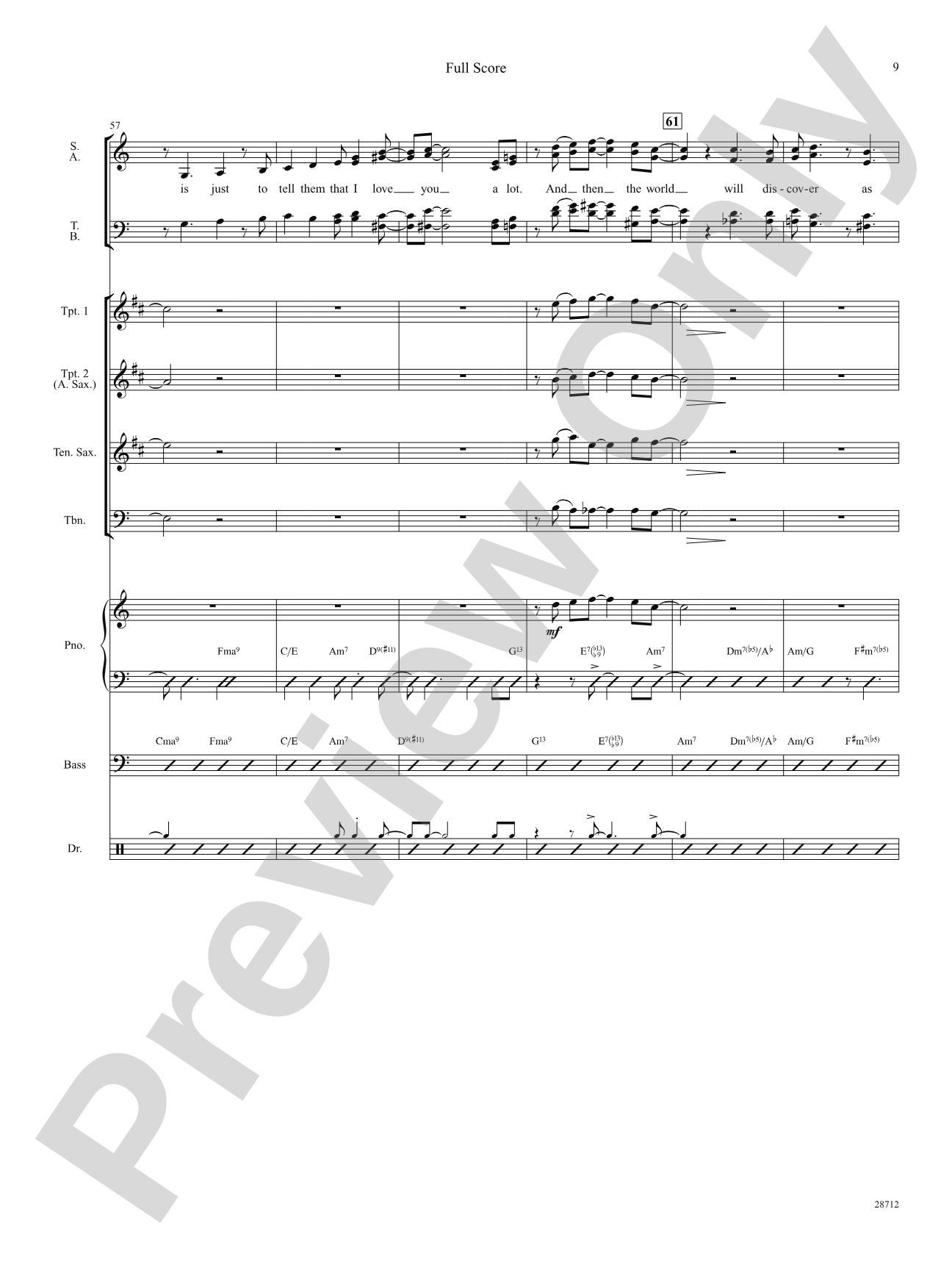 I Could Write a Book: Score: Choral SoundPax