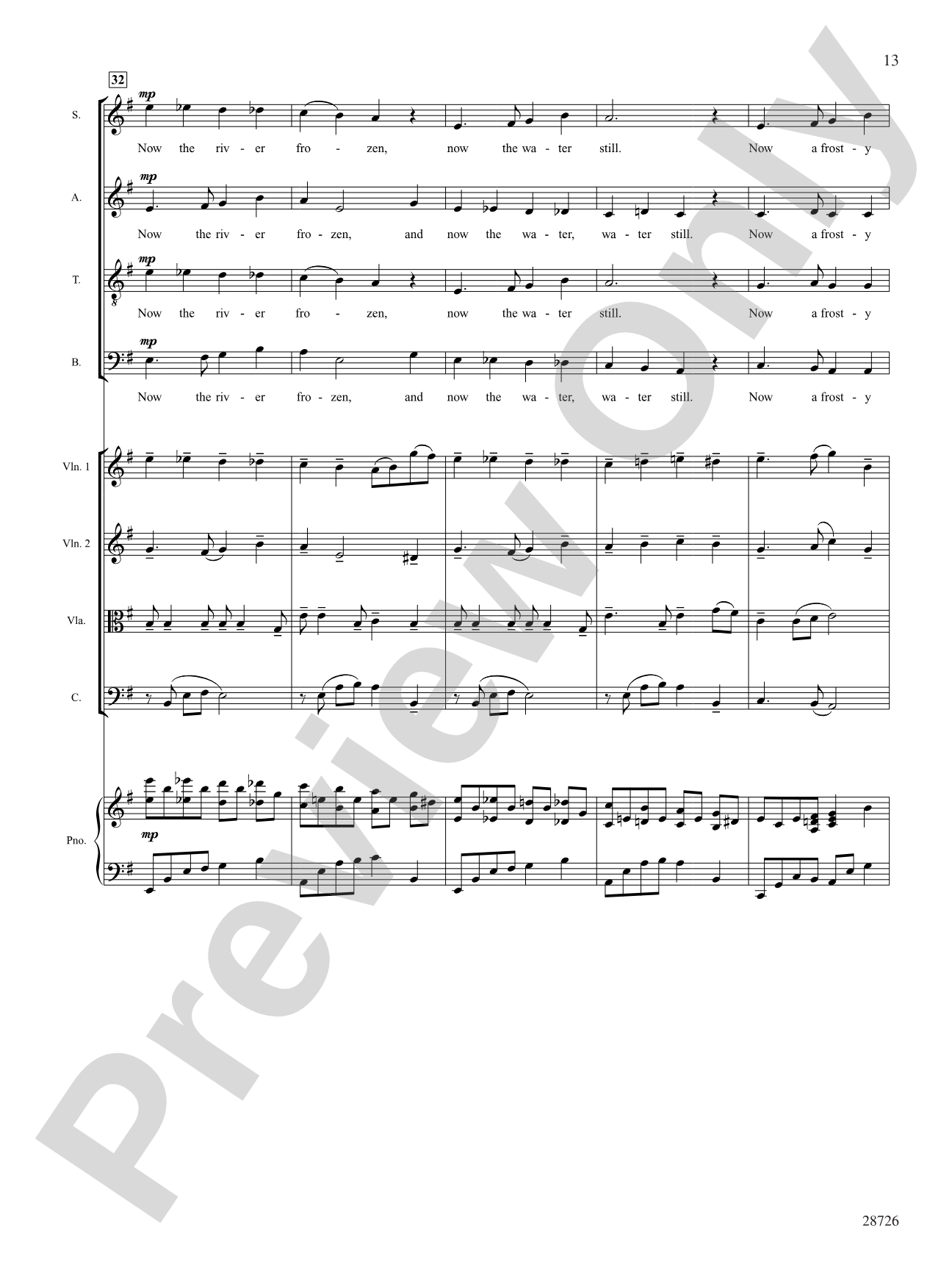 Seasons (A Choral Song Cycle): Choral SoundPax