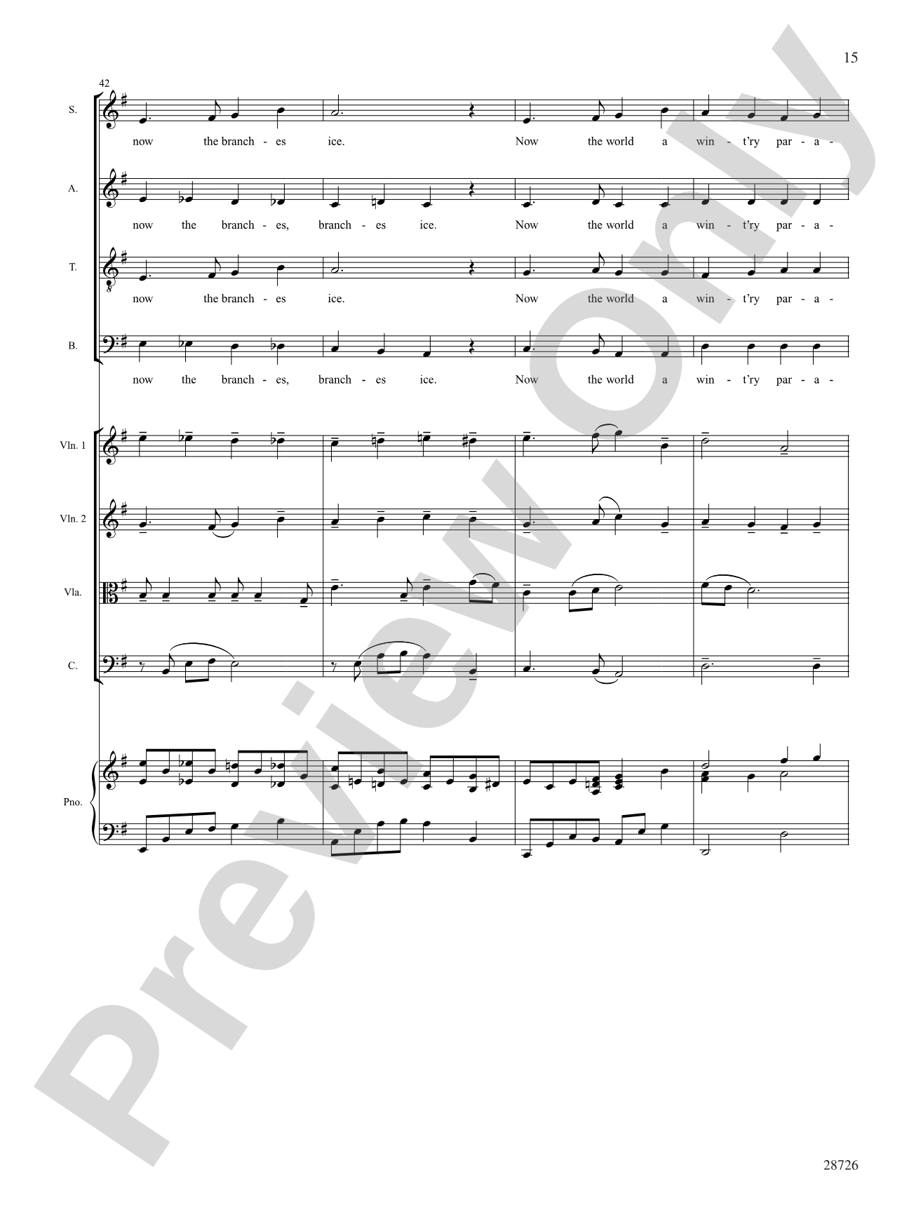 Seasons (A Choral Song Cycle): Choral SoundPax