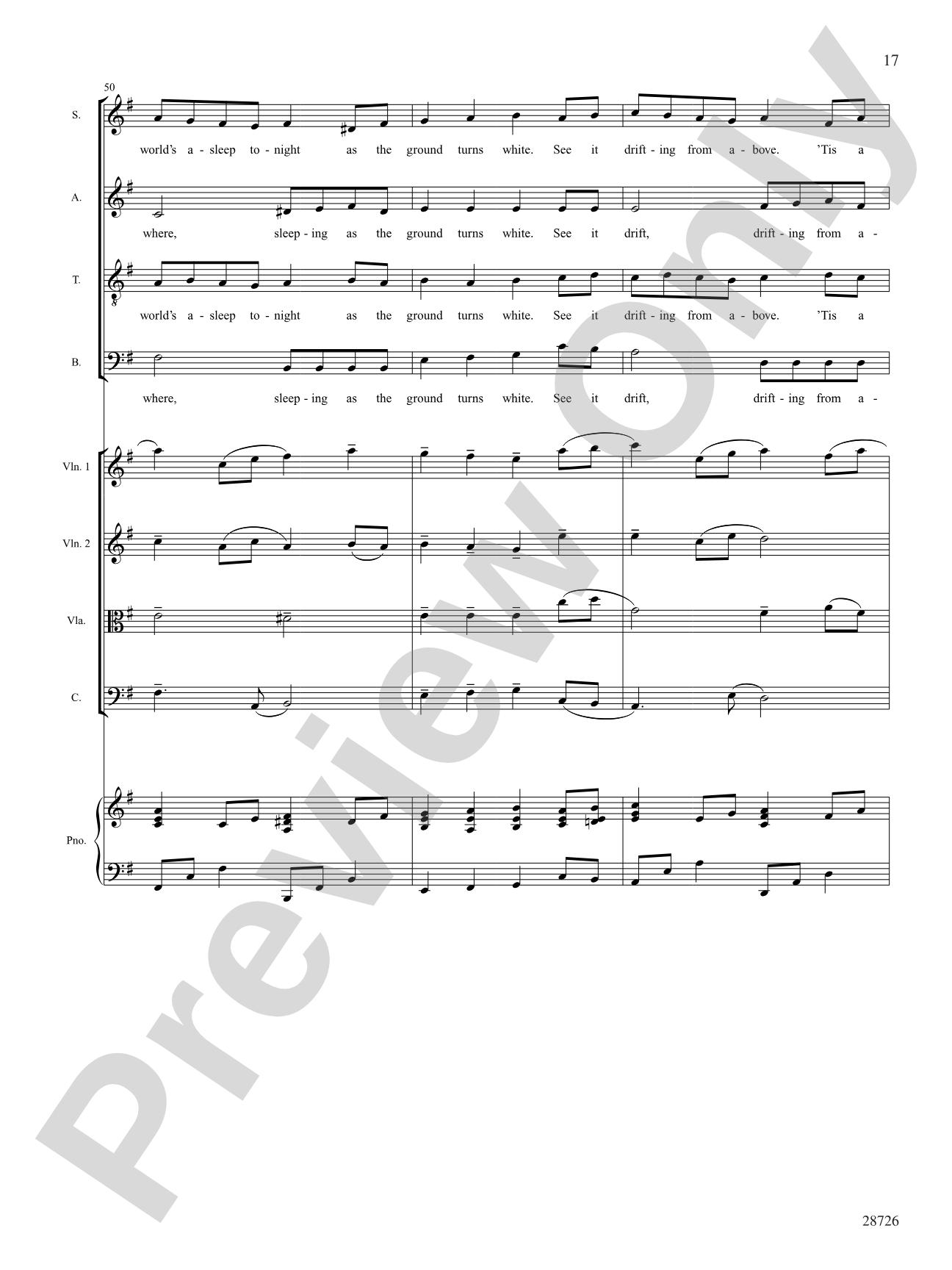 Seasons (A Choral Song Cycle): Choral SoundPax