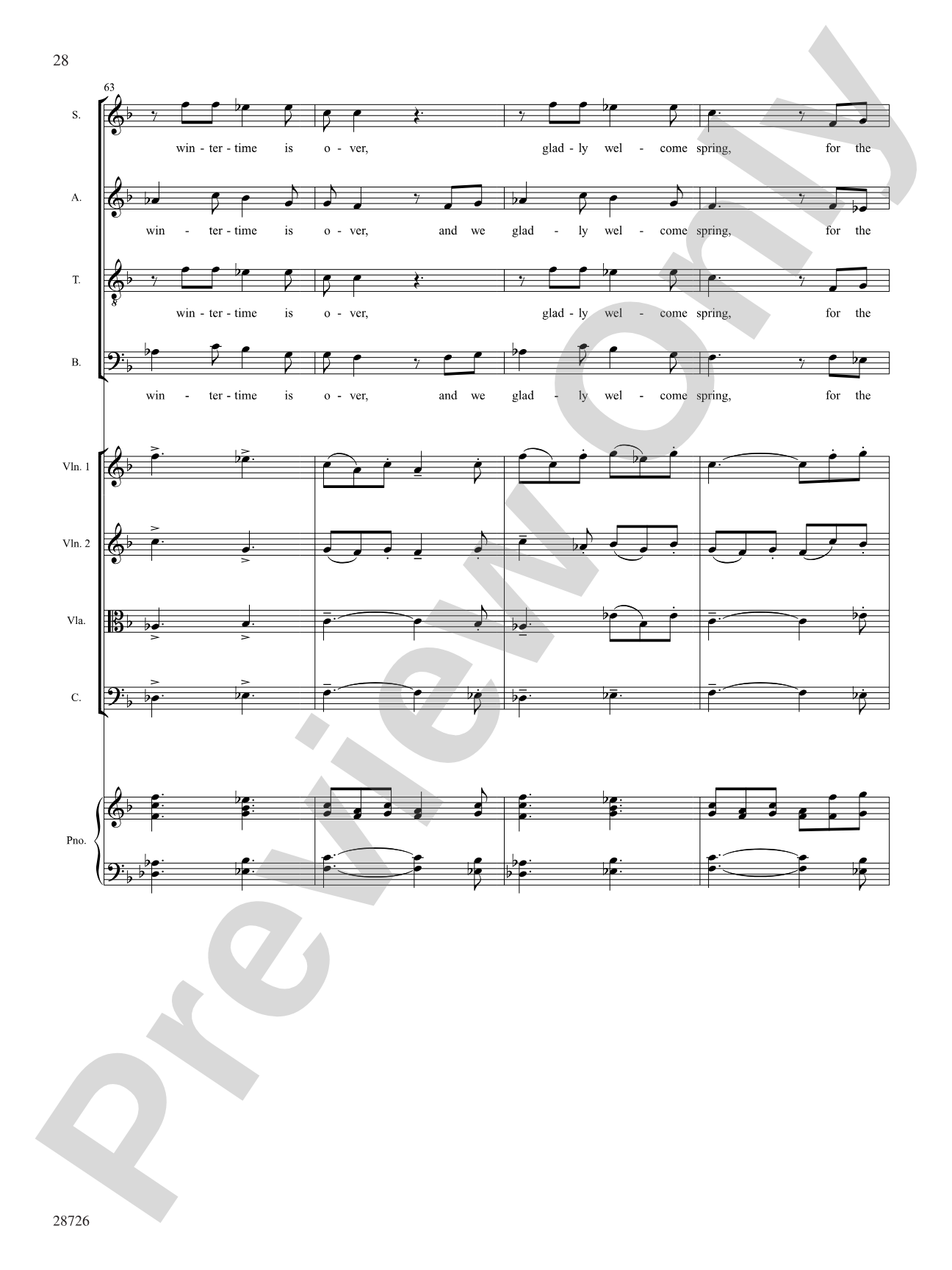 Seasons (A Choral Song Cycle): Choral SoundPax