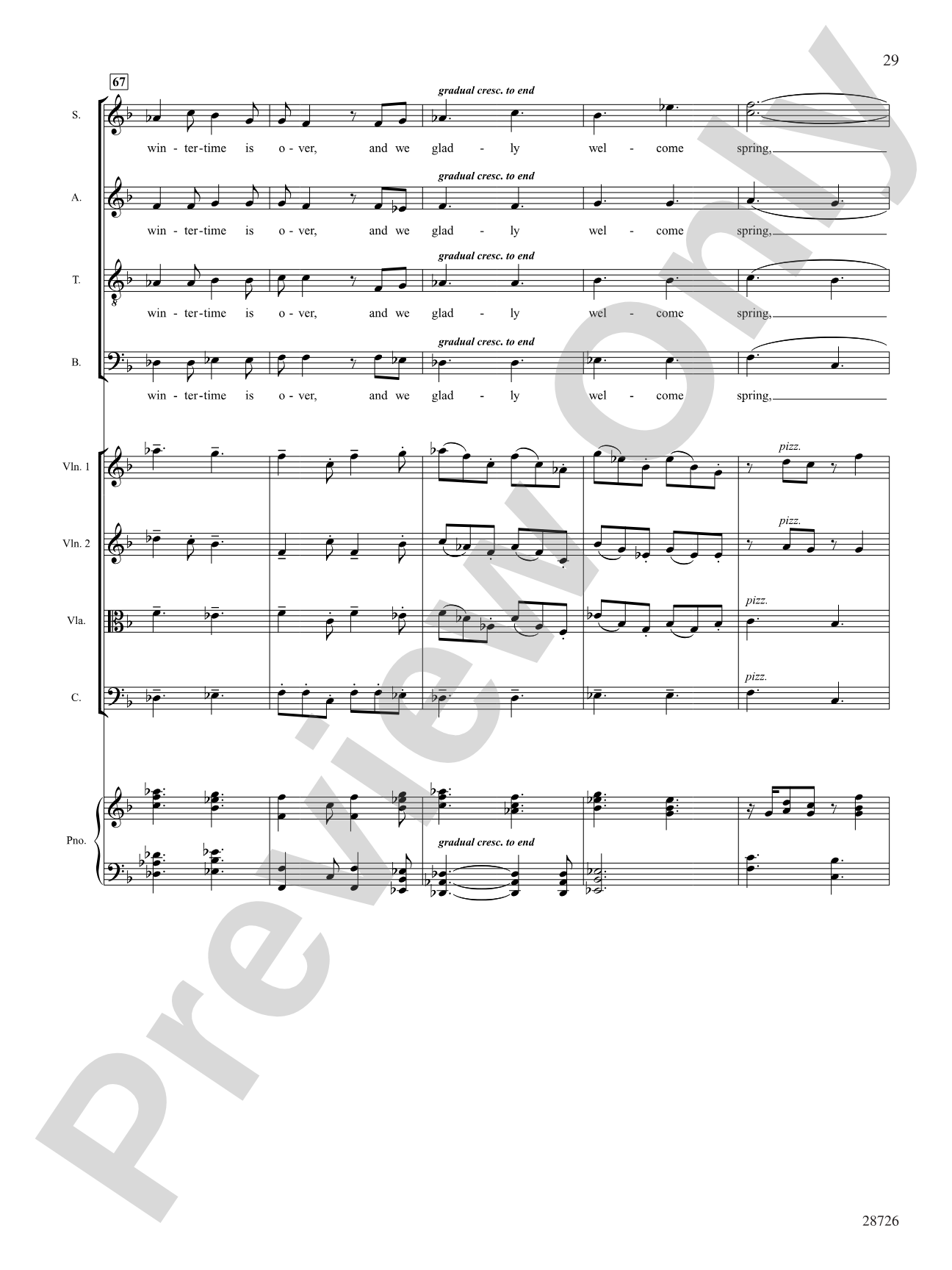 Seasons (A Choral Song Cycle): Choral SoundPax