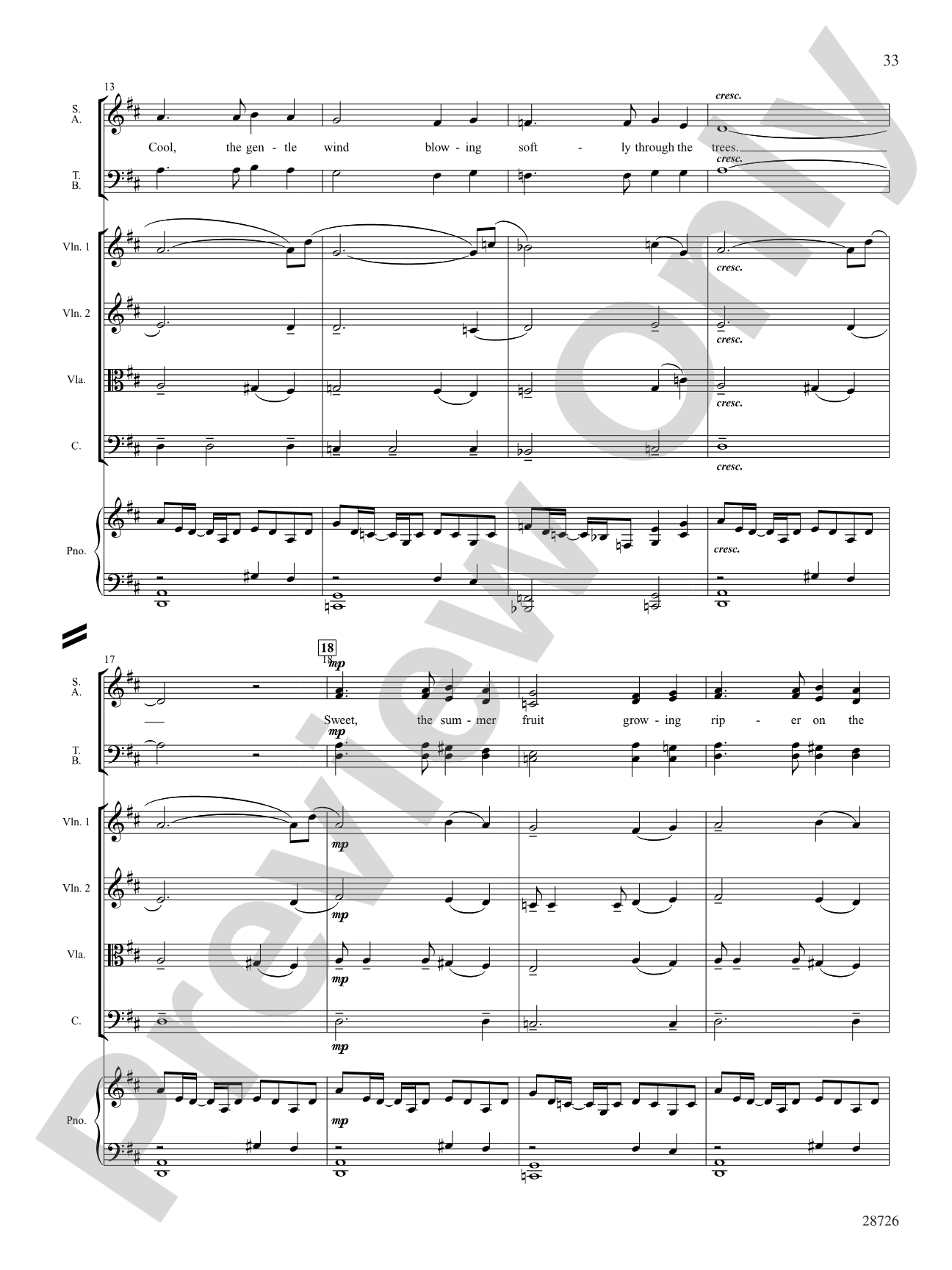 Seasons (A Choral Song Cycle): Choral SoundPax