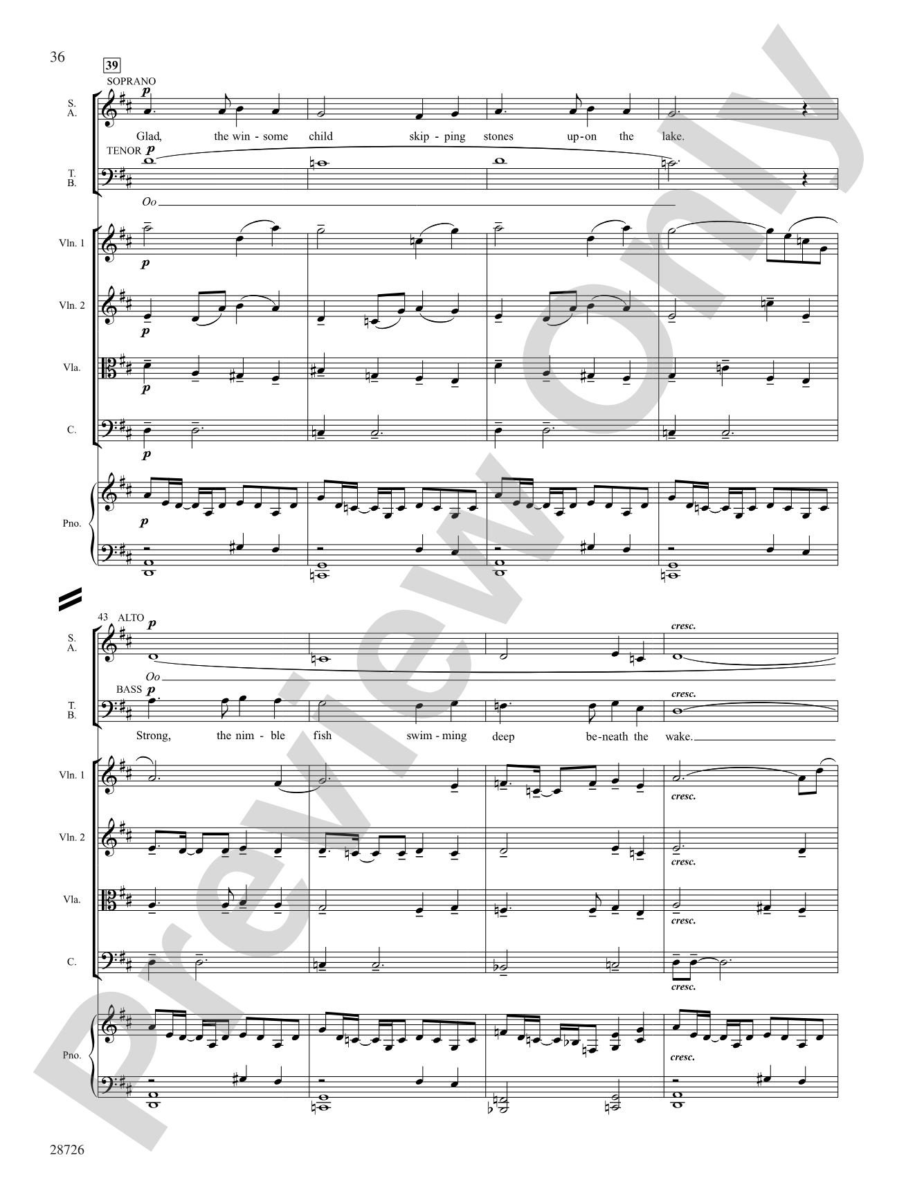 Seasons (A Choral Song Cycle): Choral SoundPax