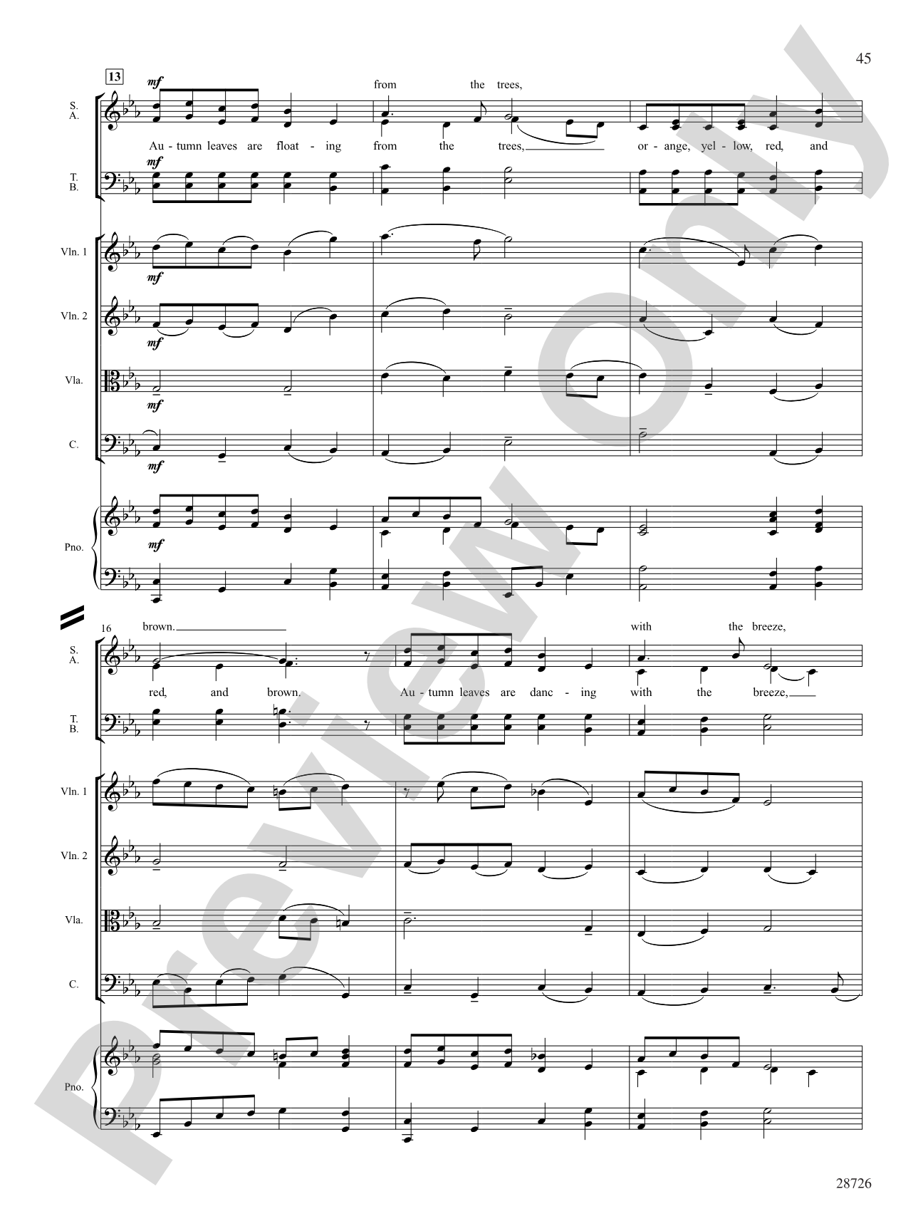 Seasons (A Choral Song Cycle): Choral SoundPax