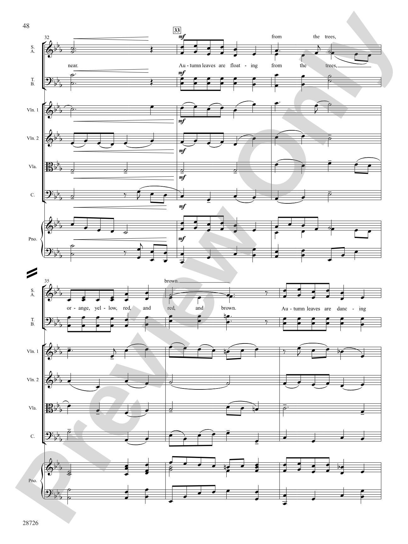 Seasons (A Choral Song Cycle): Choral SoundPax