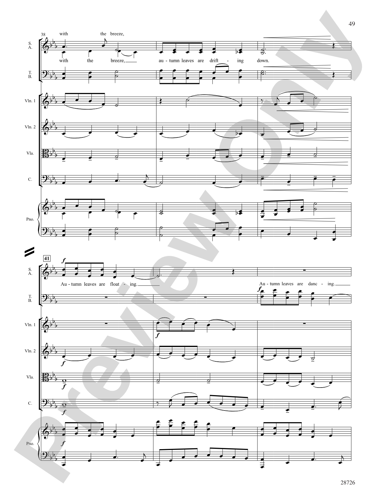 Seasons (A Choral Song Cycle): Choral SoundPax