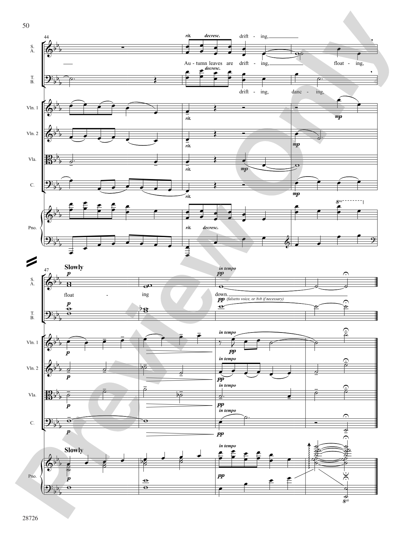 Seasons (A Choral Song Cycle): Choral SoundPax