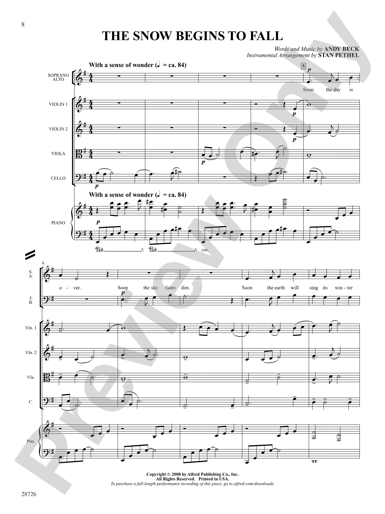 Seasons (A Choral Song Cycle): Choral SoundPax