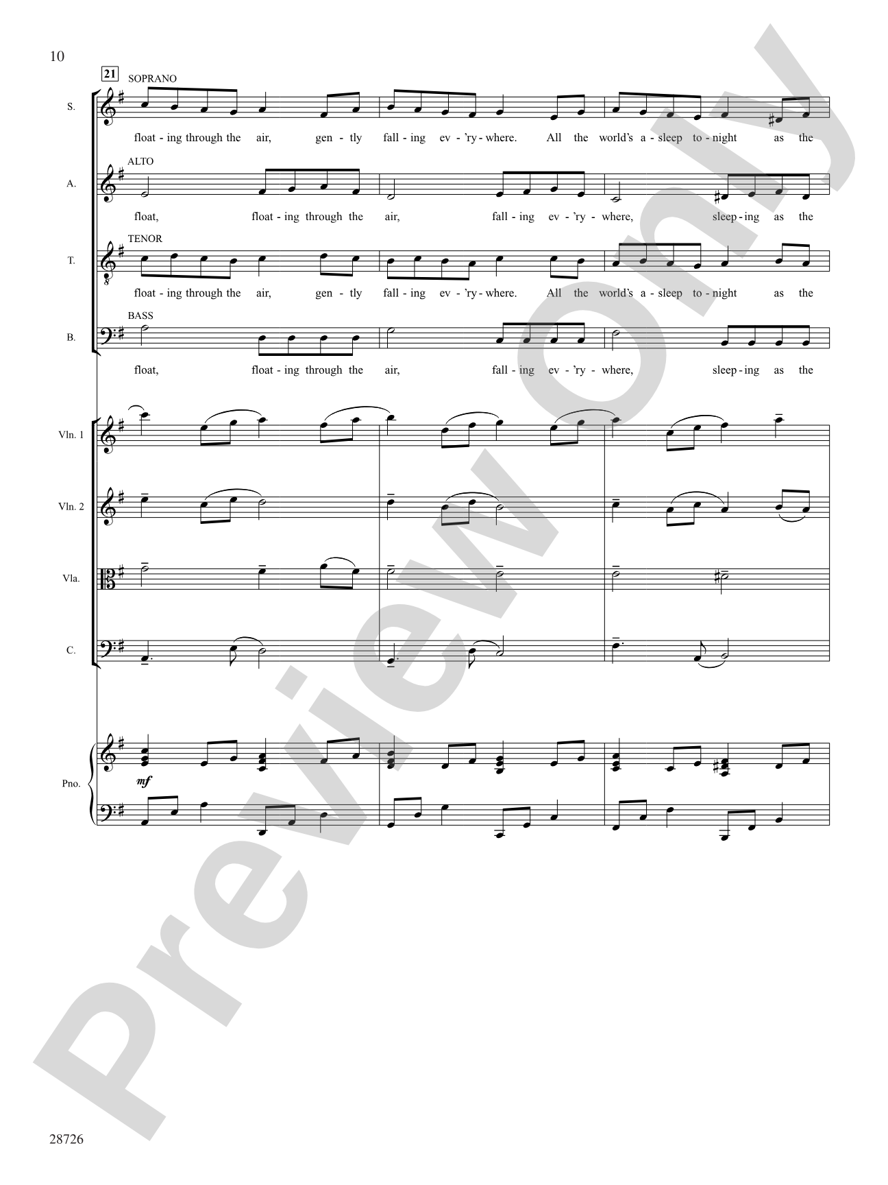 Seasons (A Choral Song Cycle): Choral SoundPax