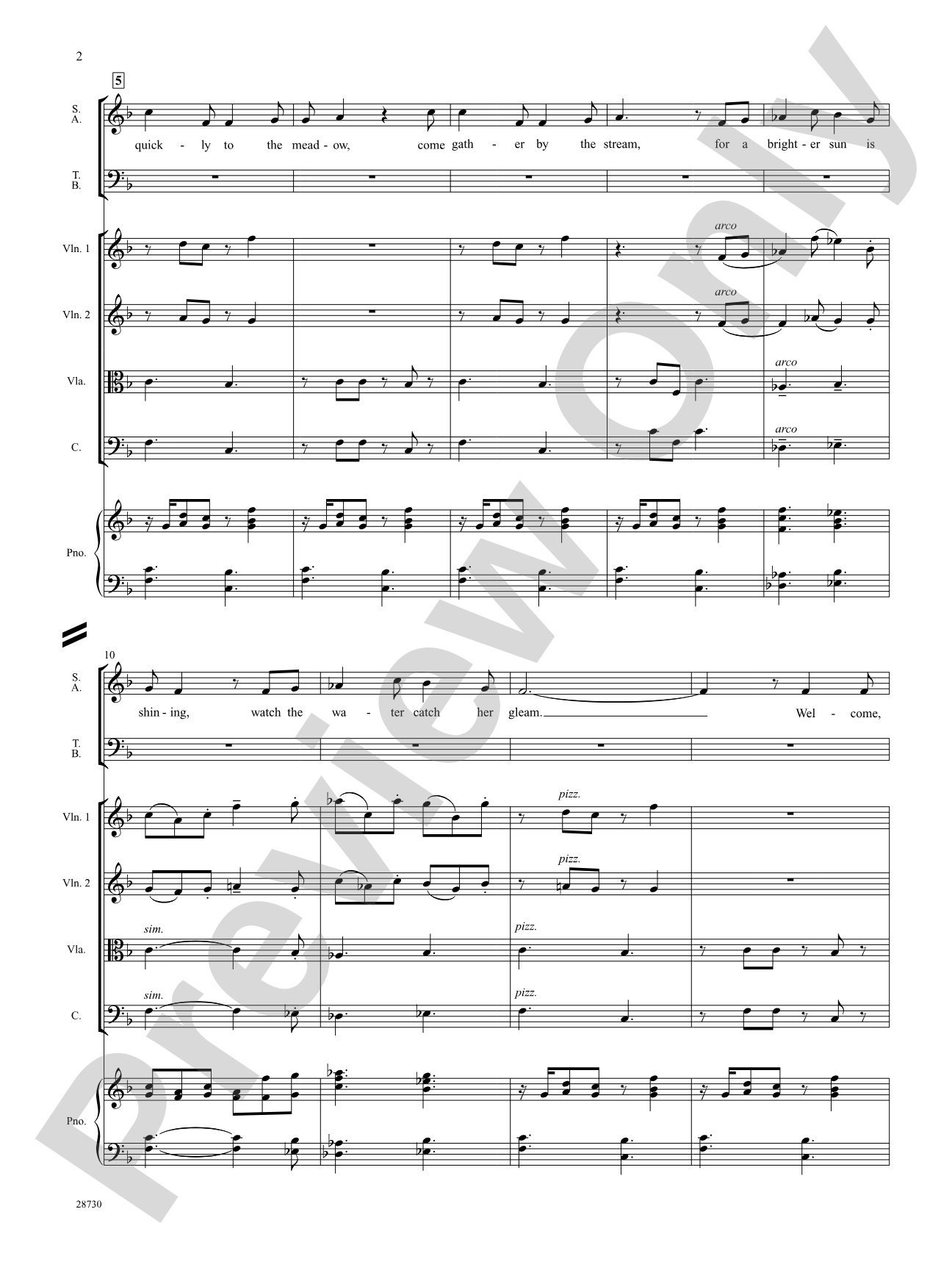 Welcome, Spring: Choral SoundPax