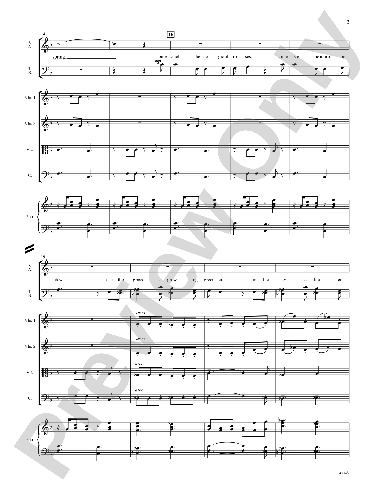 Welcome, Spring: Choral SoundPax