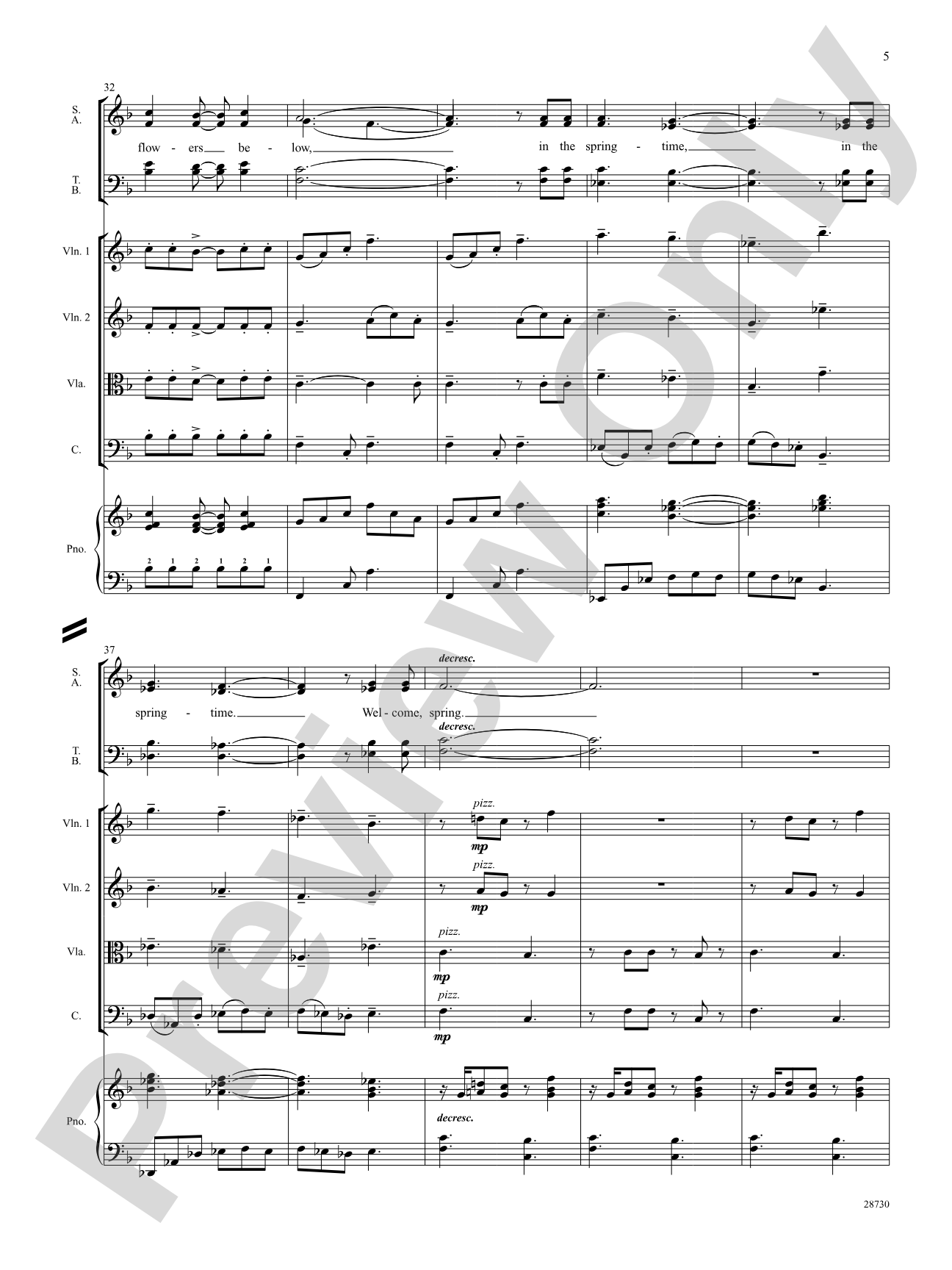 Welcome, Spring: Choral SoundPax | Andy Beck | Digital Sheet Music