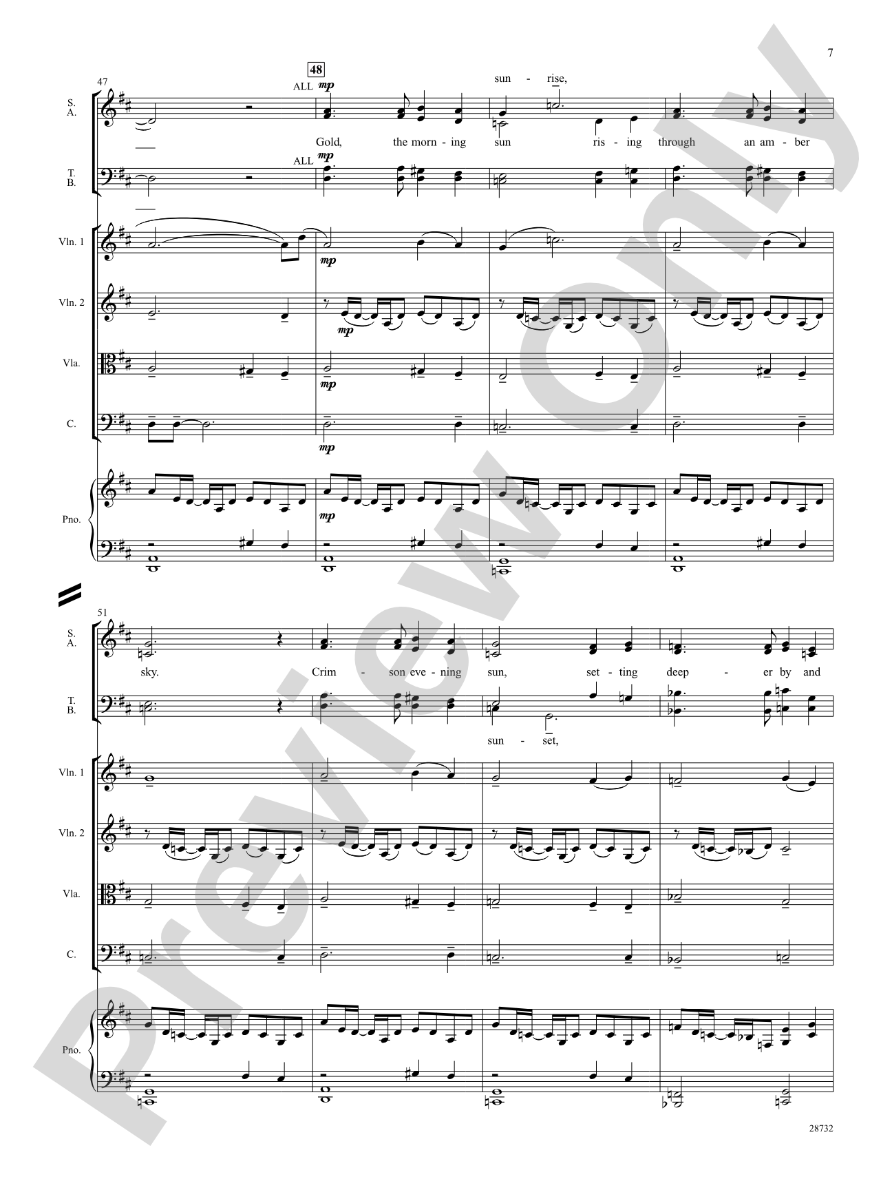 Arise (Summer Has Now Begun): Choral SoundPax